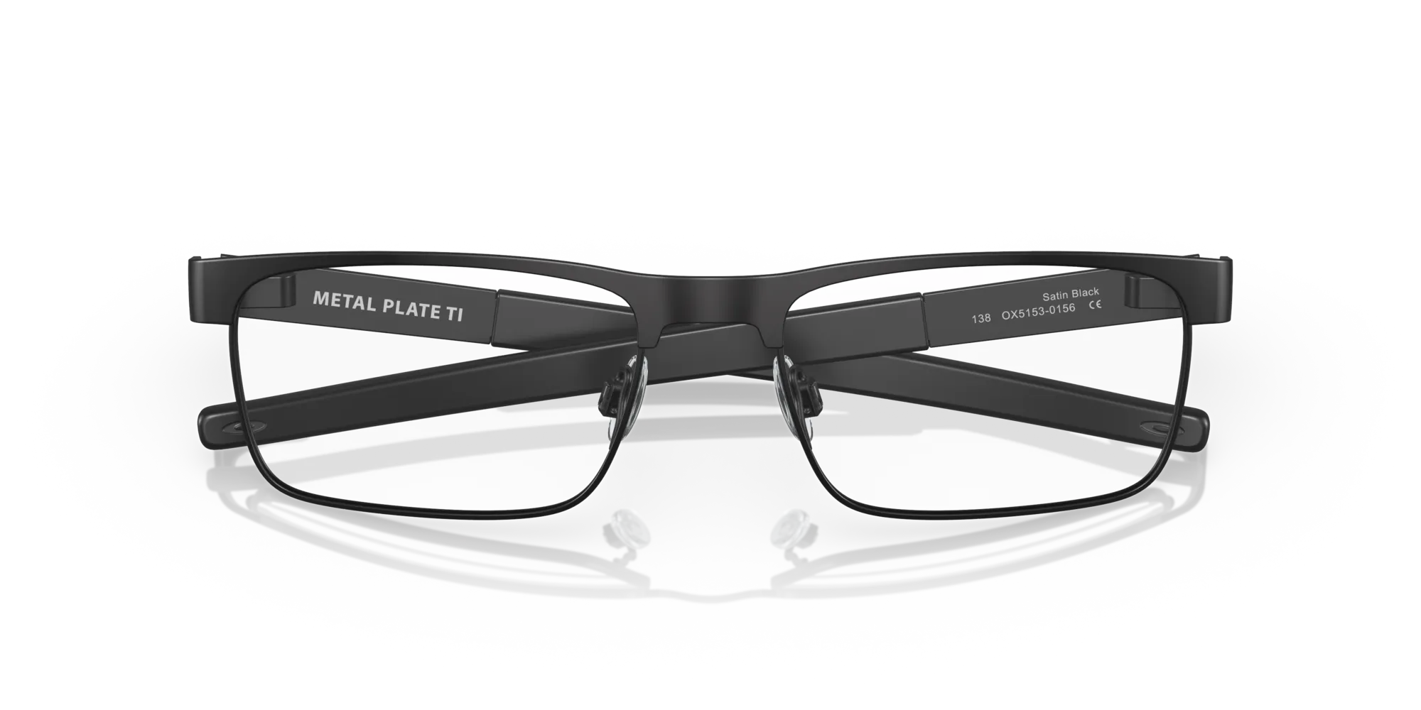 Oakley OX5153 METAL PLATE TI 515301 Montature da vista Titanio Nero Trasparente Squadrata Normale - immagine 2