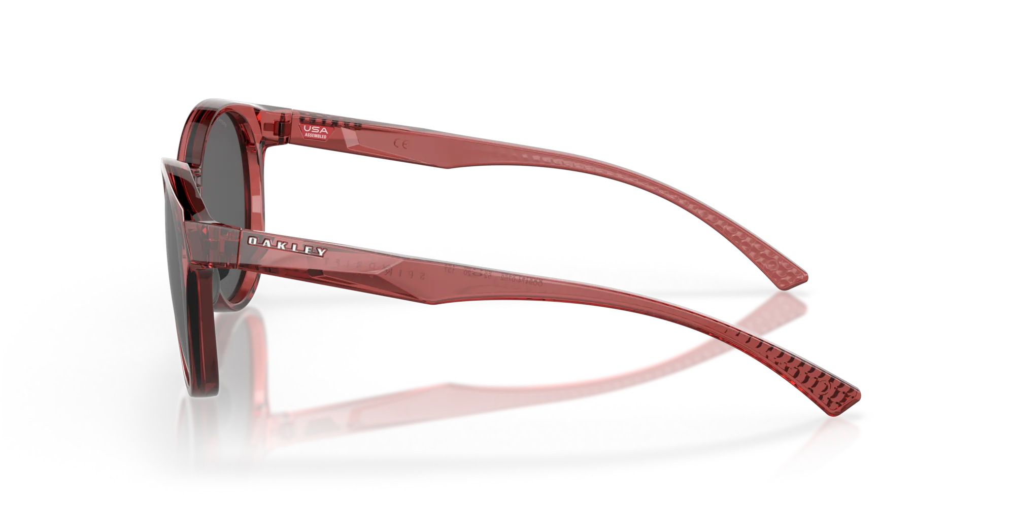 Oakley OO9474 SPINDRIFT 947407 Occhiali da sole O_Matter Rosso Grigio Rotonda Polarizzata Prizm - immagine 4