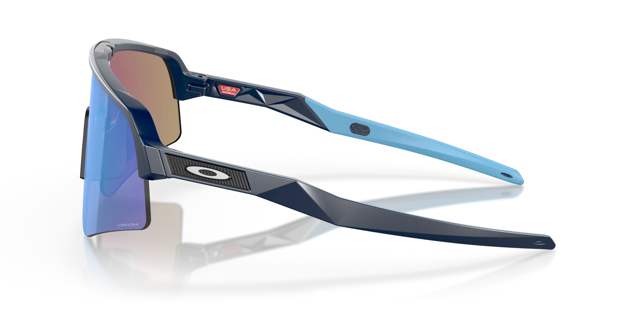 Oakley OO9465 SUTRO LITE SWEEP 946505 Occhiali da sole O_Matter Blu Blu Maschera Normale Prizm - immagine 4