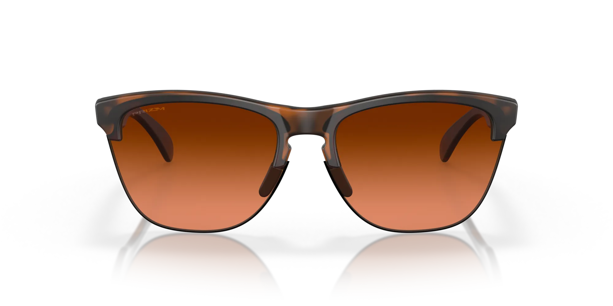 Oakley OO9374 FROGSKINS LITE 937450 Occhiali da sole O_Matter Marrone Marrone Rotonda Normale Sfumato - immagine 3