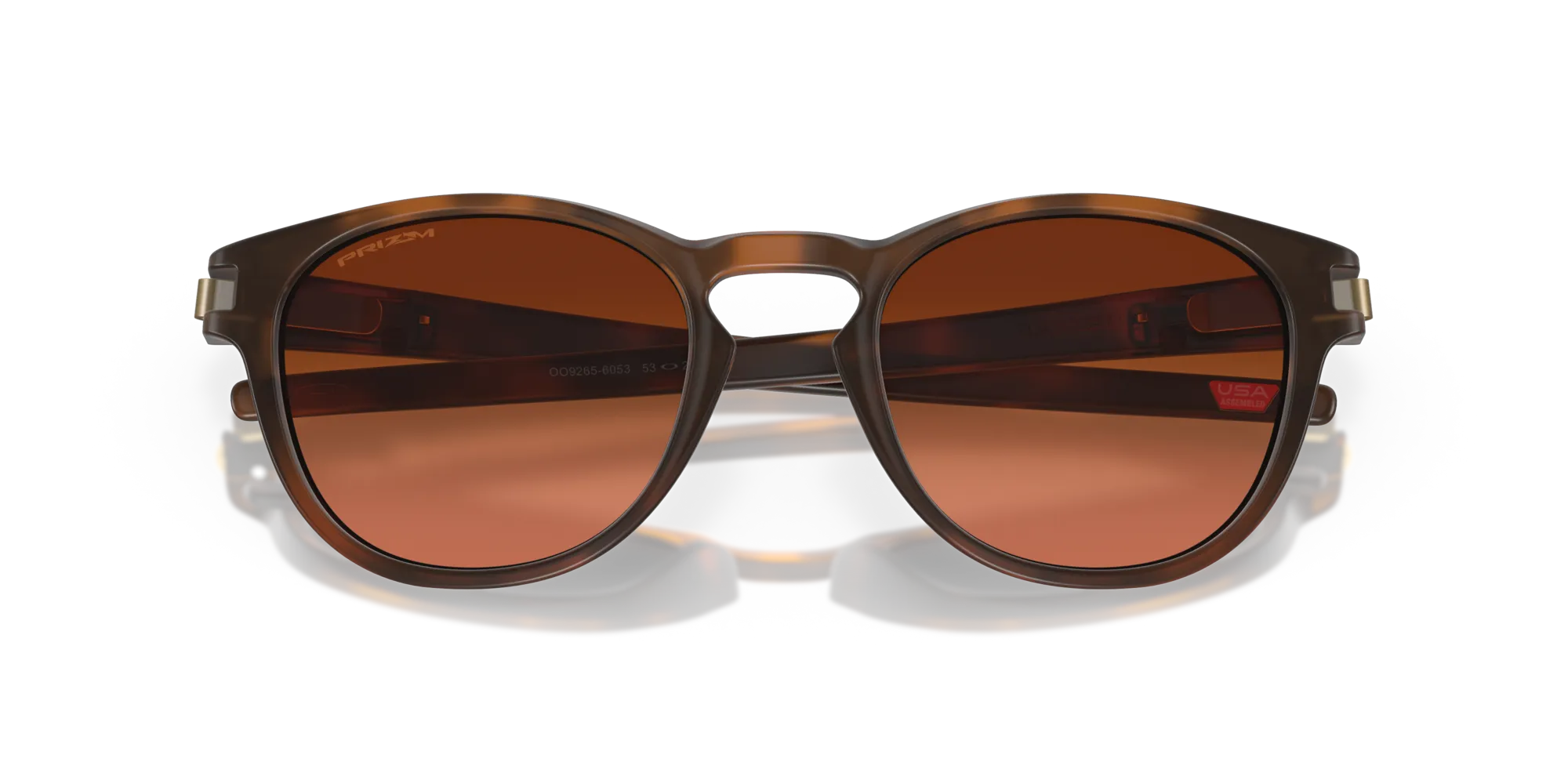 Oakley OO9265 LATCH 926560 Occhiali da sole O_Matter Marrone Marrone Rotonda Normale Sfumato - immagine 2