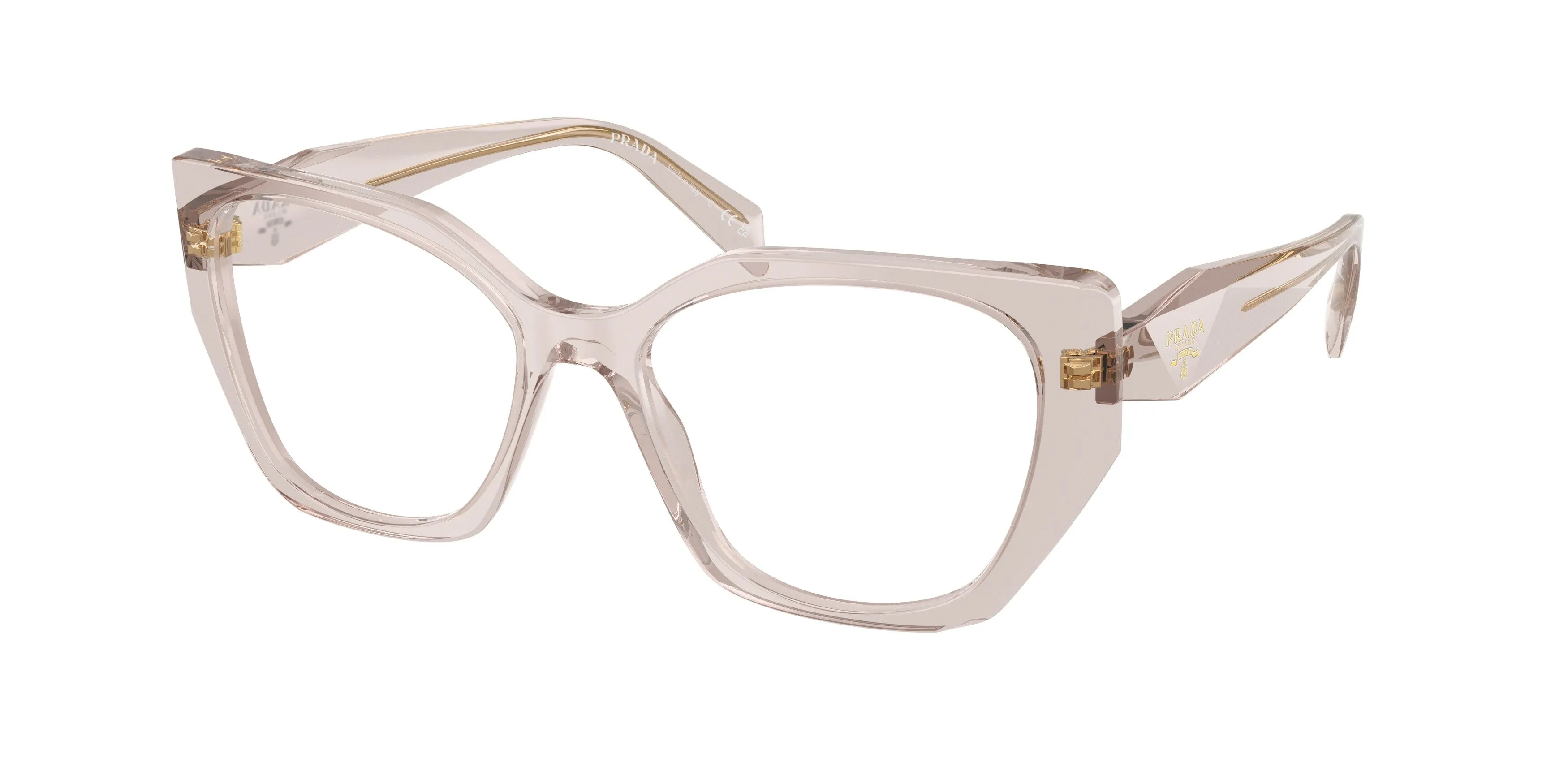 Prada PR 18WV 29D1O1 Montature da vista Acetato Viola Geometrica Normale - immagine 1
