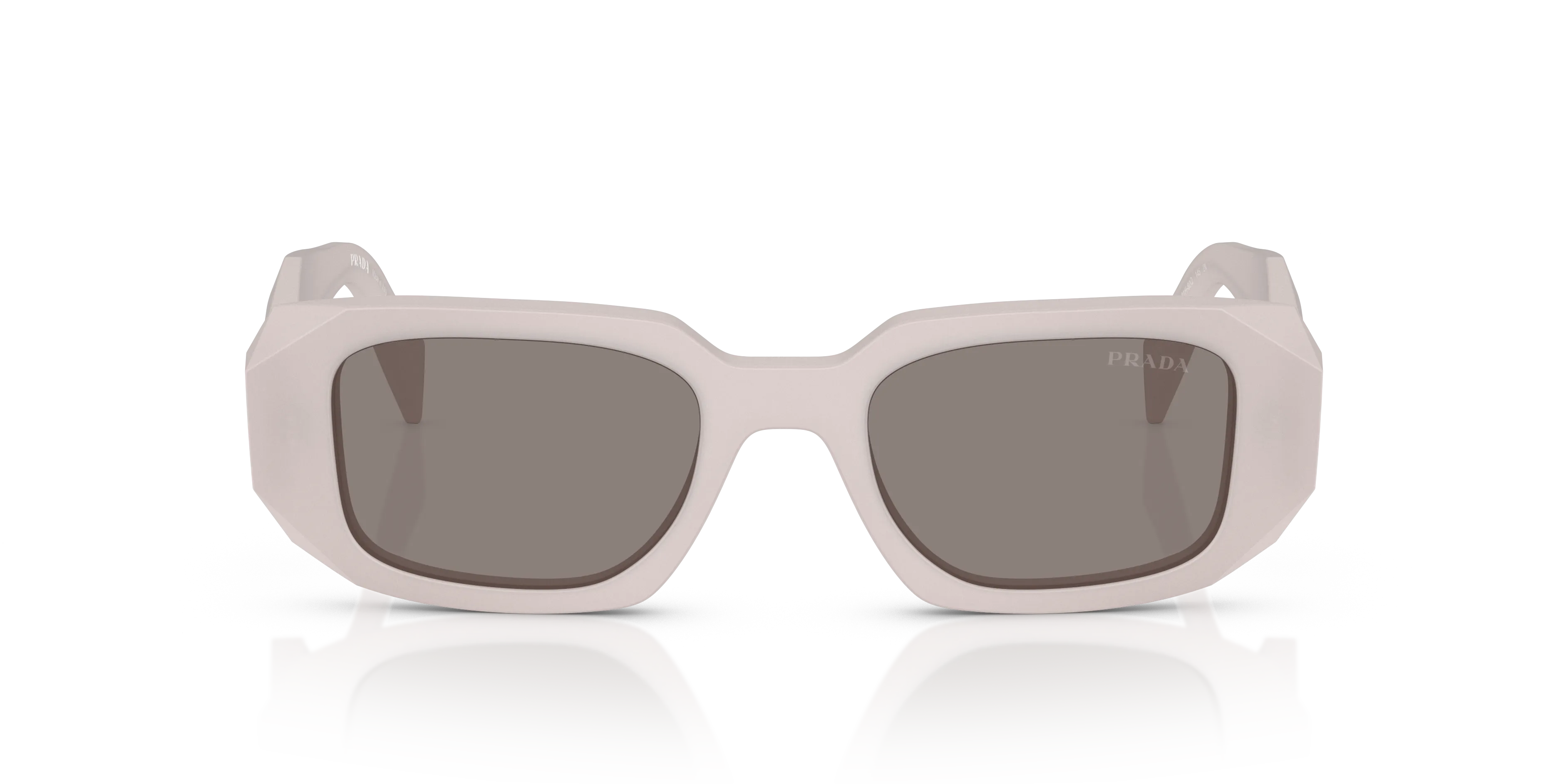 Prada PR 17WS 21H80Q Occhiali da sole Acetato Viola Grigio Squadrata Normale - immagine 3