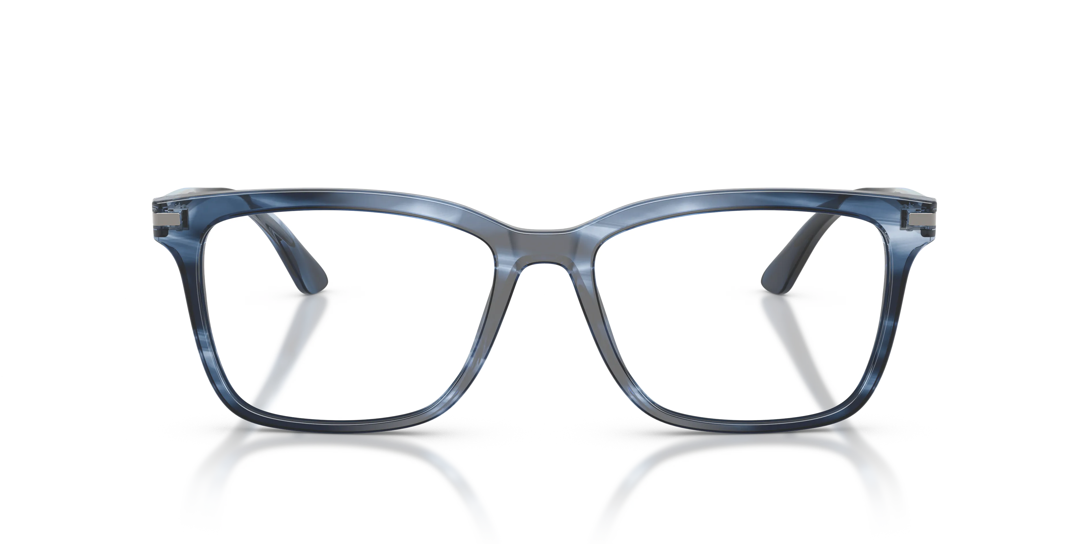 Prada PR 14WV 26F1O1 Montature da vista Acetato Blu Squadrata Normale - immagine 3