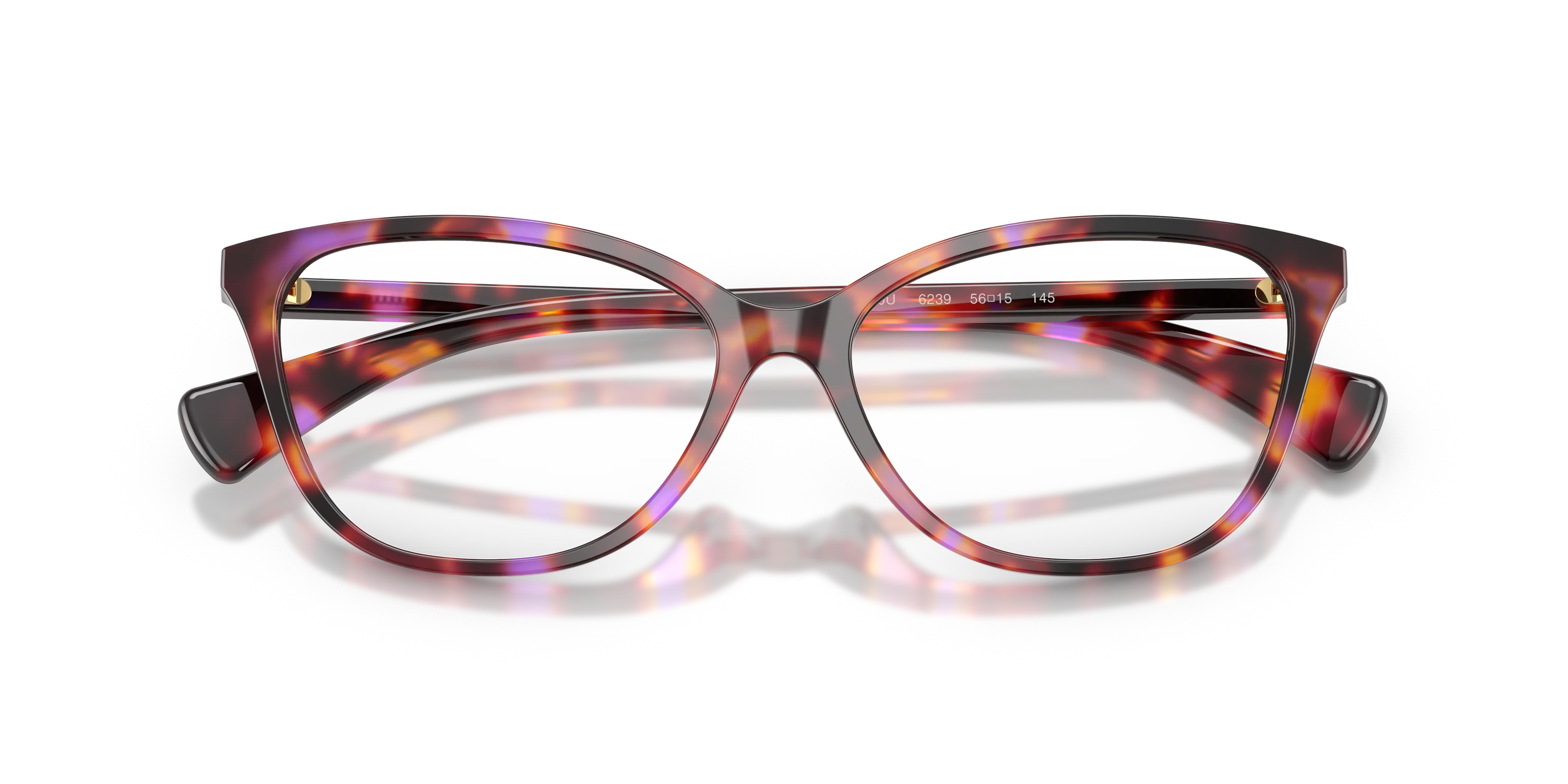 Ralph Lauren RA7190U 6239 Montature da vista Acetato Rosa Farfalla Normale - immagine 2