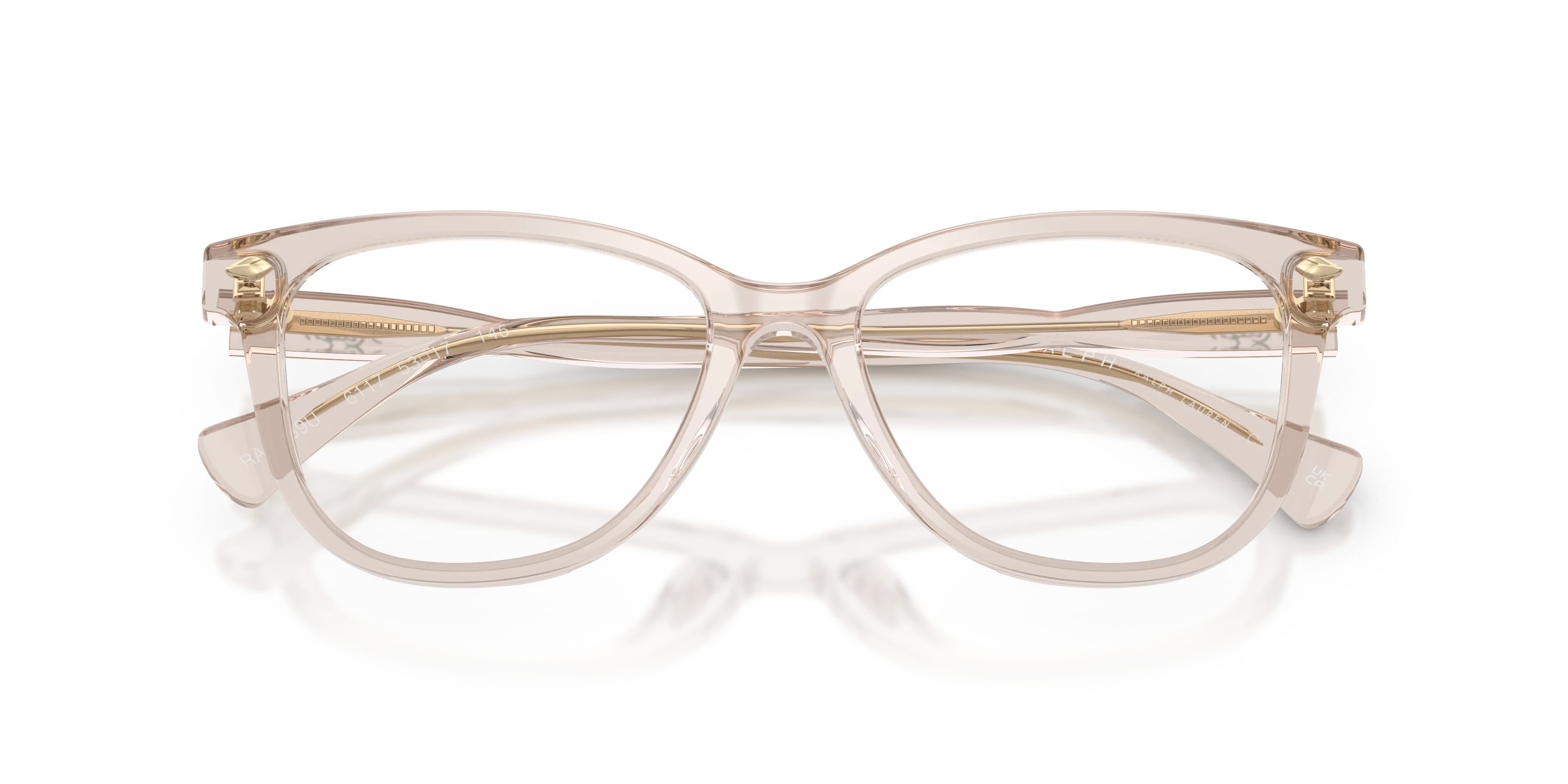 Ralph Lauren RA7189U 6117 Montature da vista Acetato Beige Pantos Normale - immagine 2