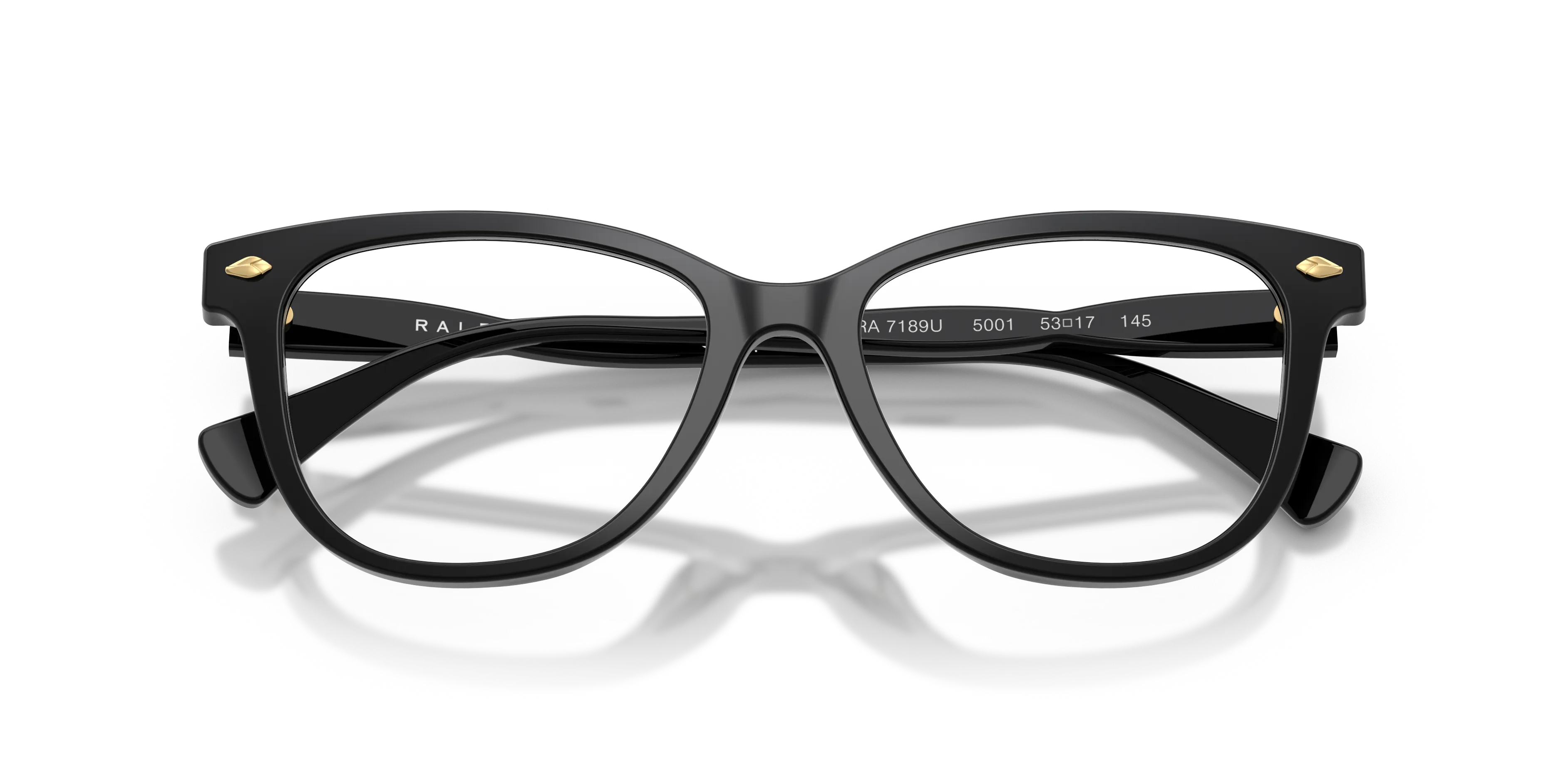 Ralph Lauren RA7189U 5001 Montature da vista Acetato Nero Pantos Normale - immagine 2