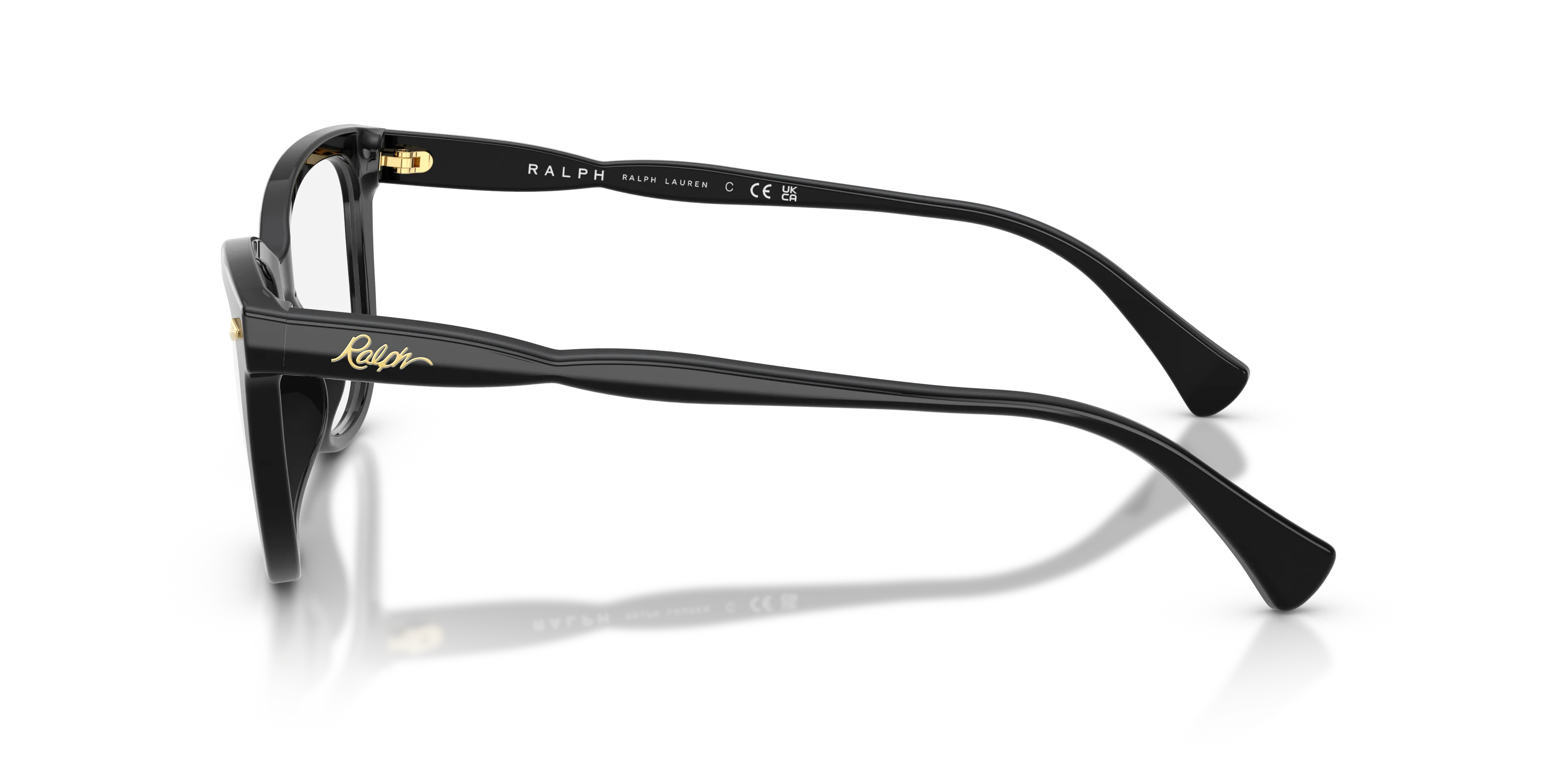 Ralph Lauren RA7189U 5001 Montature da vista Acetato Nero Pantos Normale - immagine 4