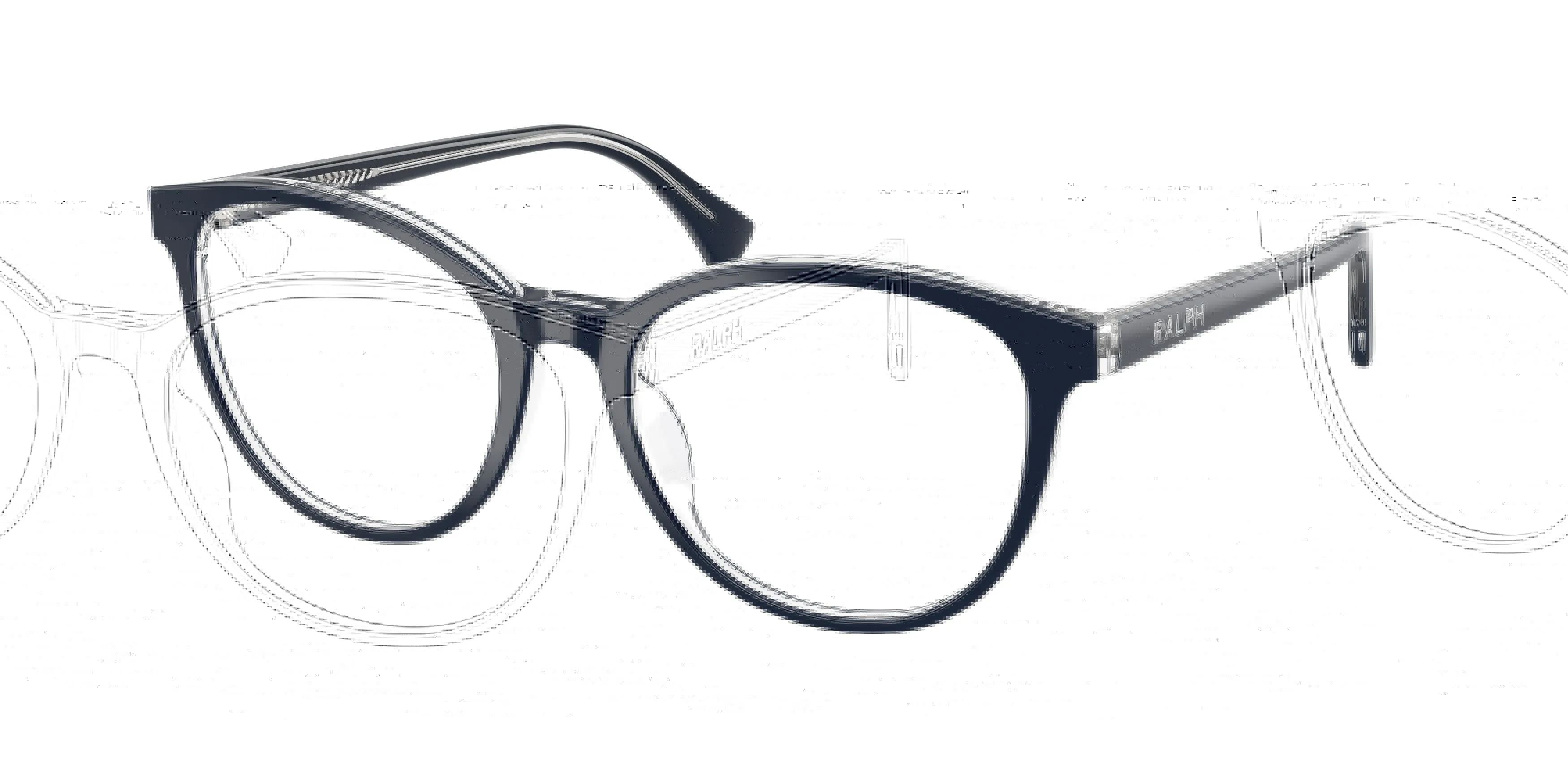 Ralph Lauren RA7188U 6298 Montature da vista Acetato Blu Rotonda Normale - immagine 1