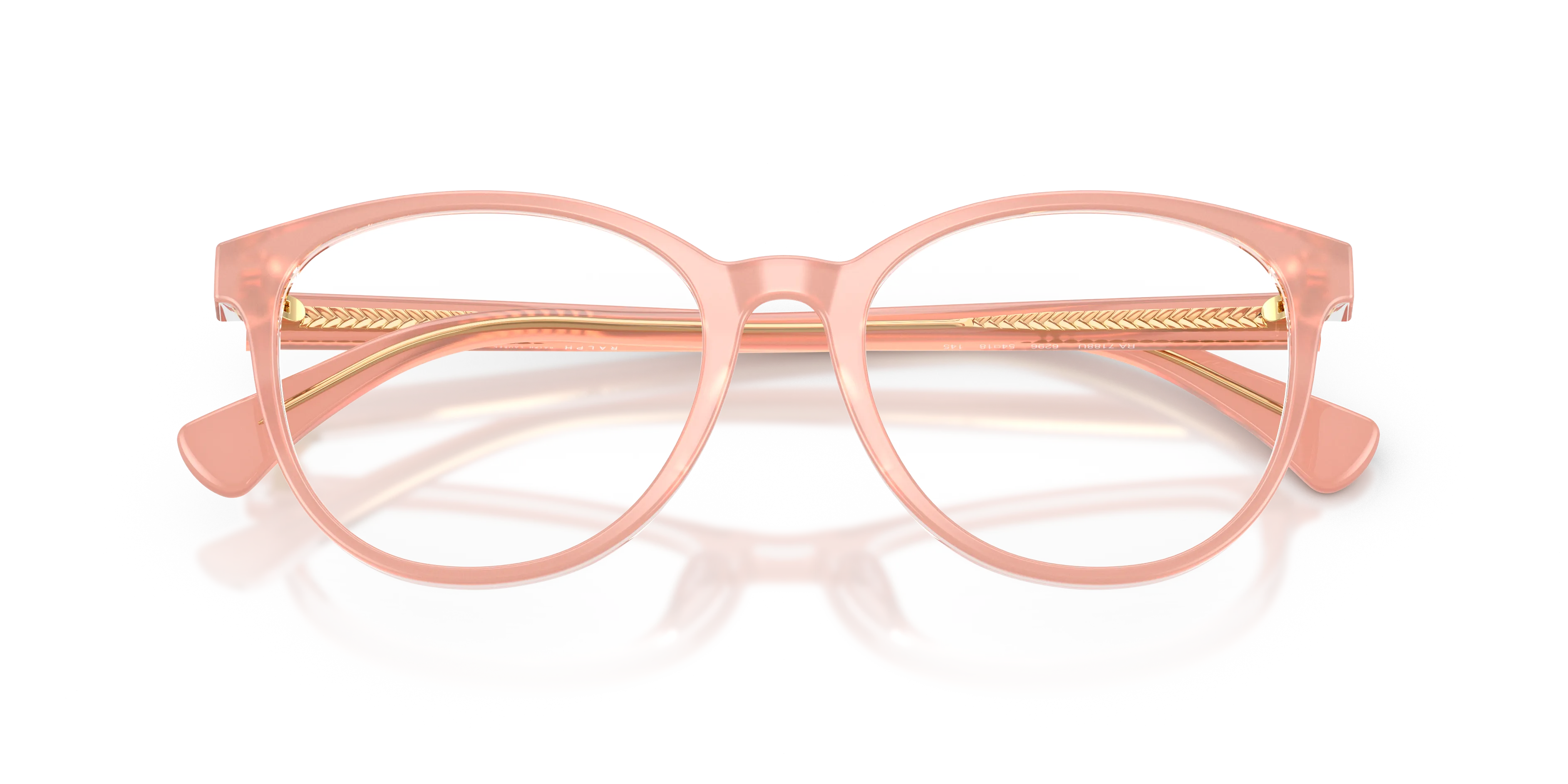 Ralph Lauren RA7188U 6296 Montature da vista Acetato Rosa Rotonda Normale - immagine 2