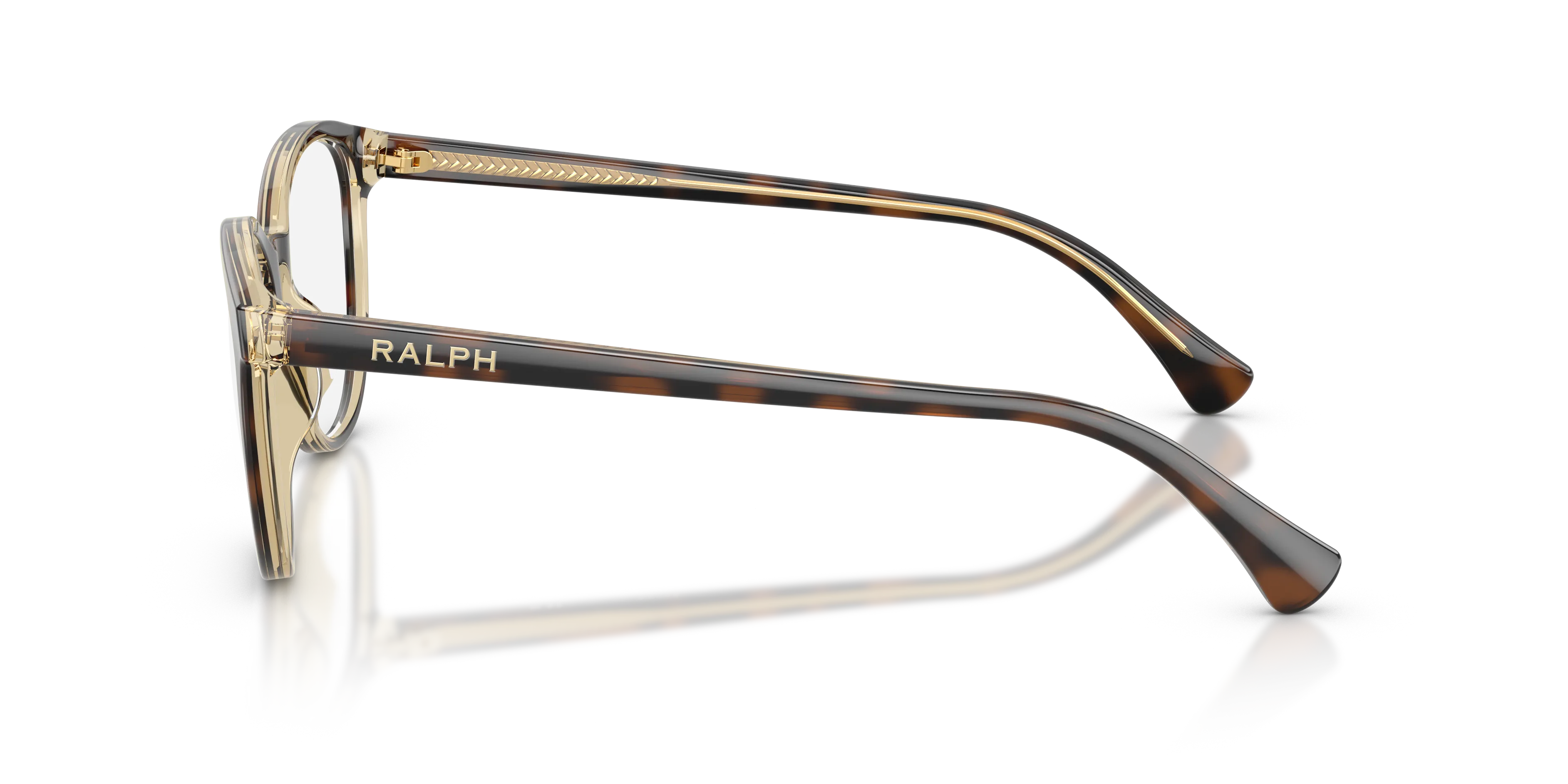 Ralph Lauren RA7188U 6294 Montature da vista Acetato Marrone Rotonda Normale - immagine 4