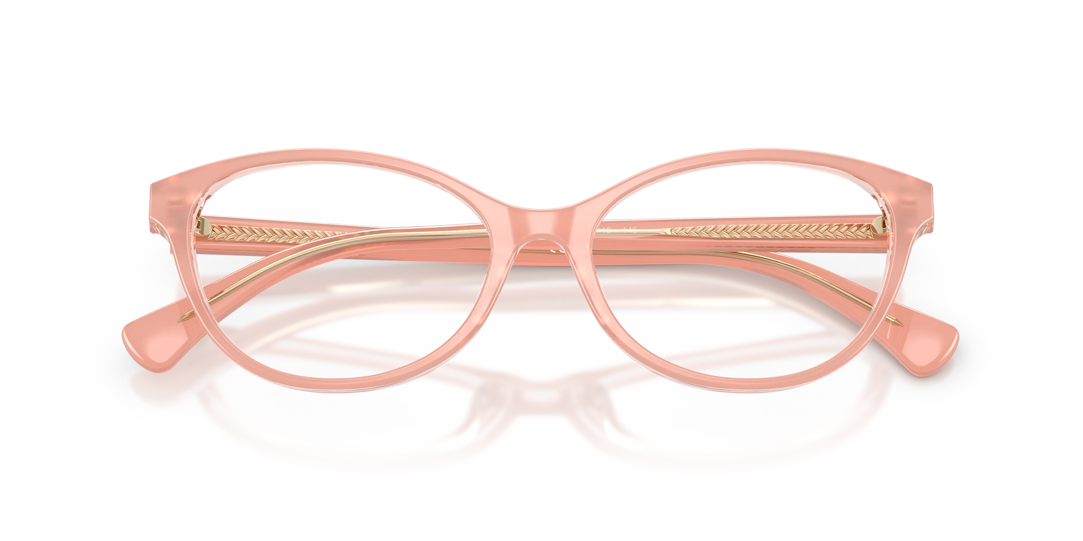 Ralph Lauren RA7186U 6296 Montature da vista Acetato Rosa Rotonda Normale - immagine 2