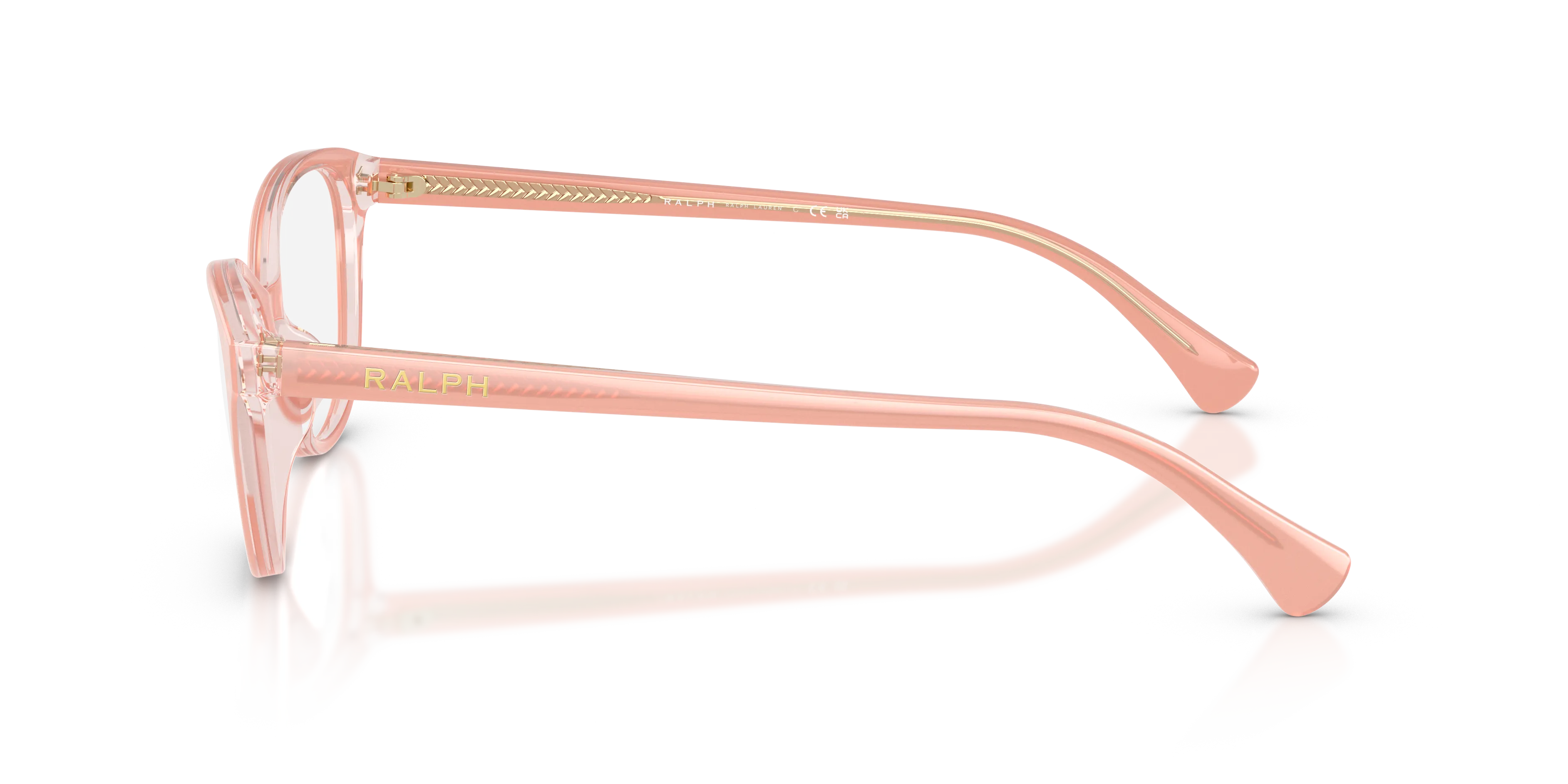Ralph Lauren RA7186U 6296 Montature da vista Acetato Rosa Rotonda Normale - immagine 4