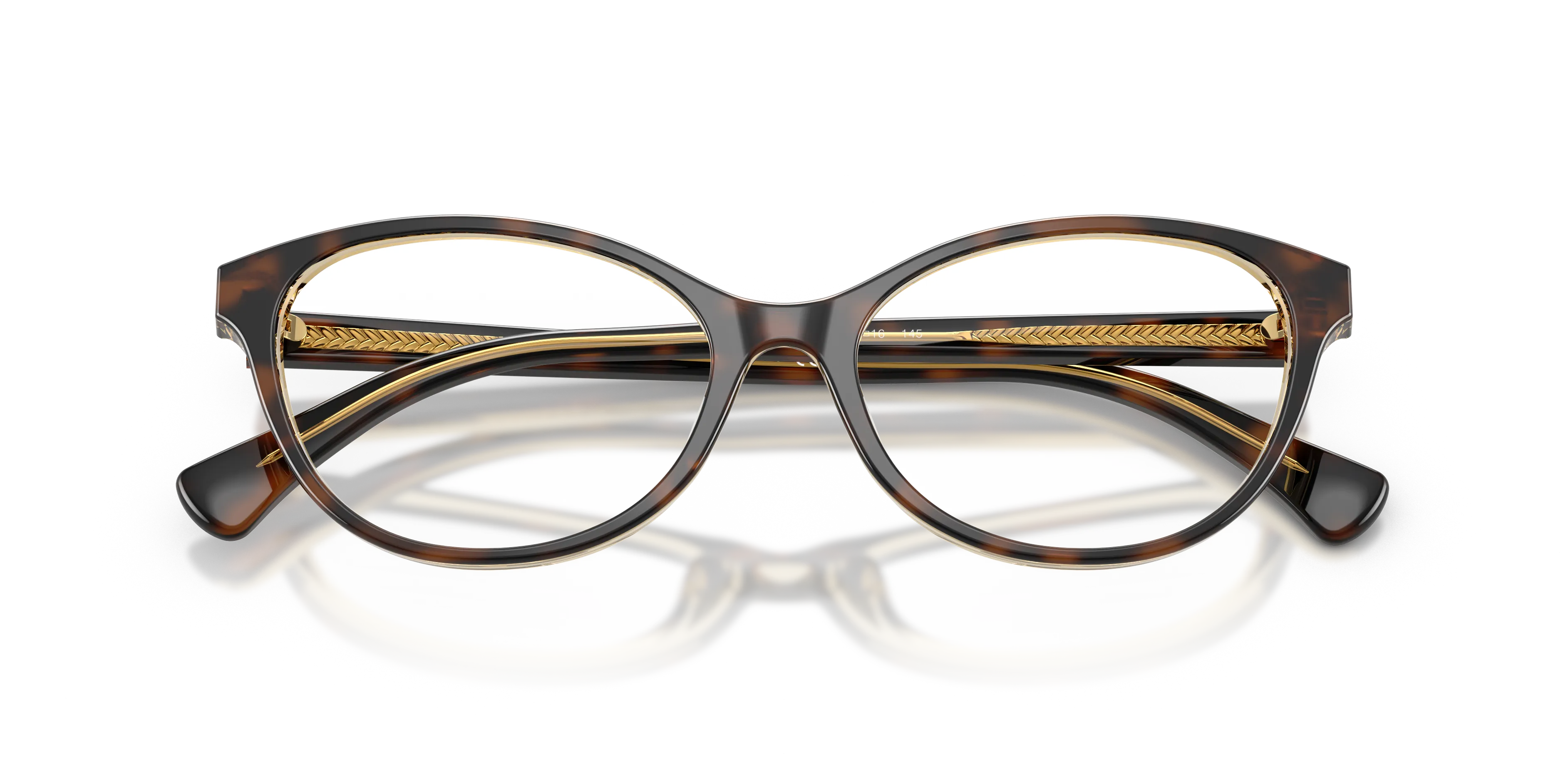 Ralph Lauren RA7186U 6294 Montature da vista Acetato Havana Rotonda Normale - immagine 2