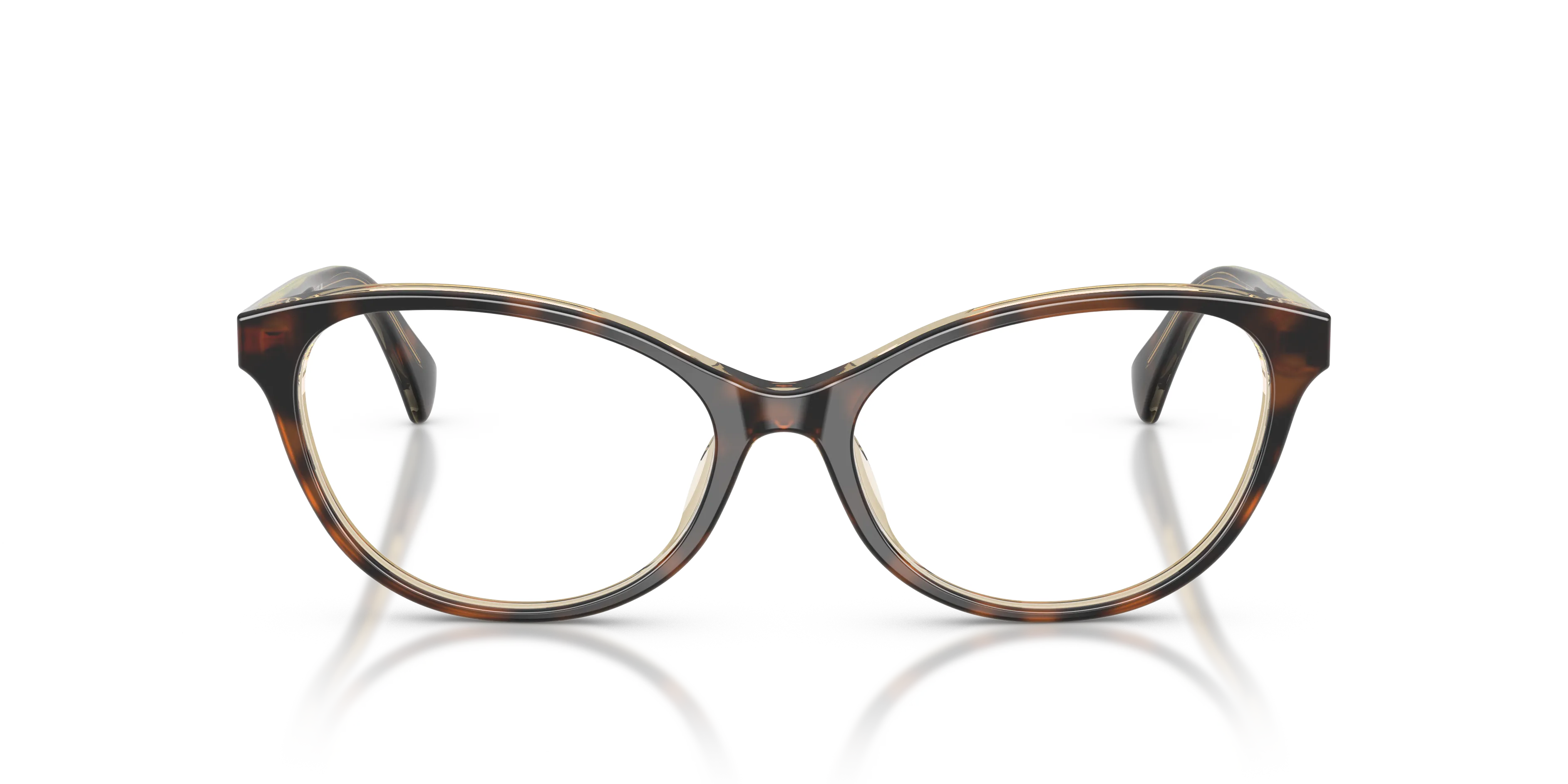 Ralph Lauren RA7186U 6294 Montature da vista Acetato Havana Rotonda Normale - immagine 3