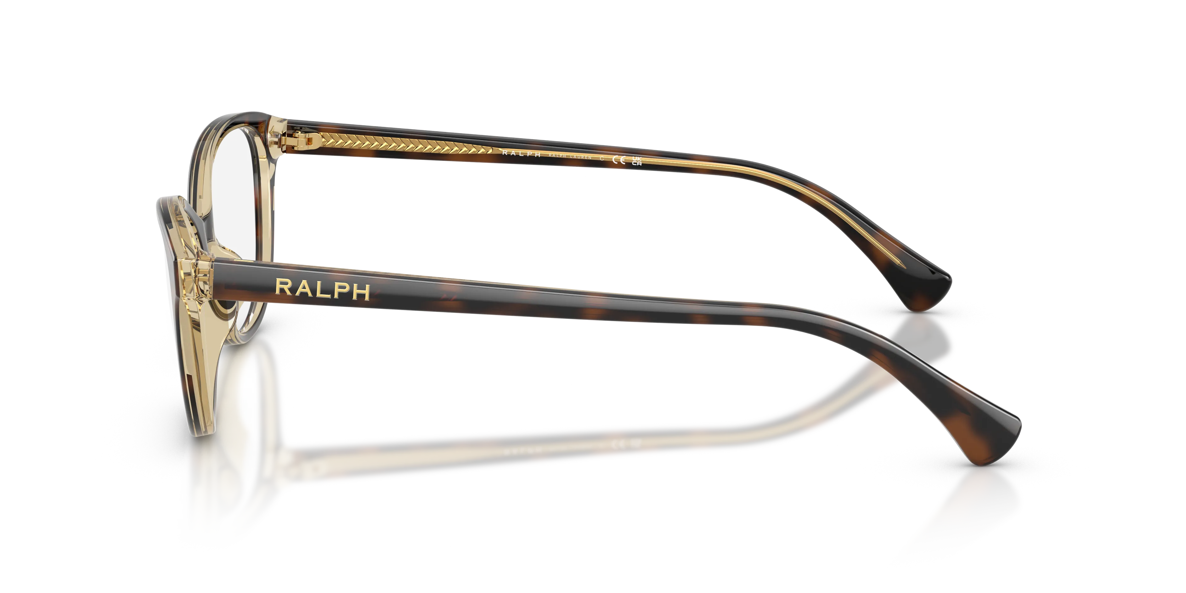 Ralph Lauren RA7186U 6294 Montature da vista Acetato Havana Rotonda Normale - immagine 4