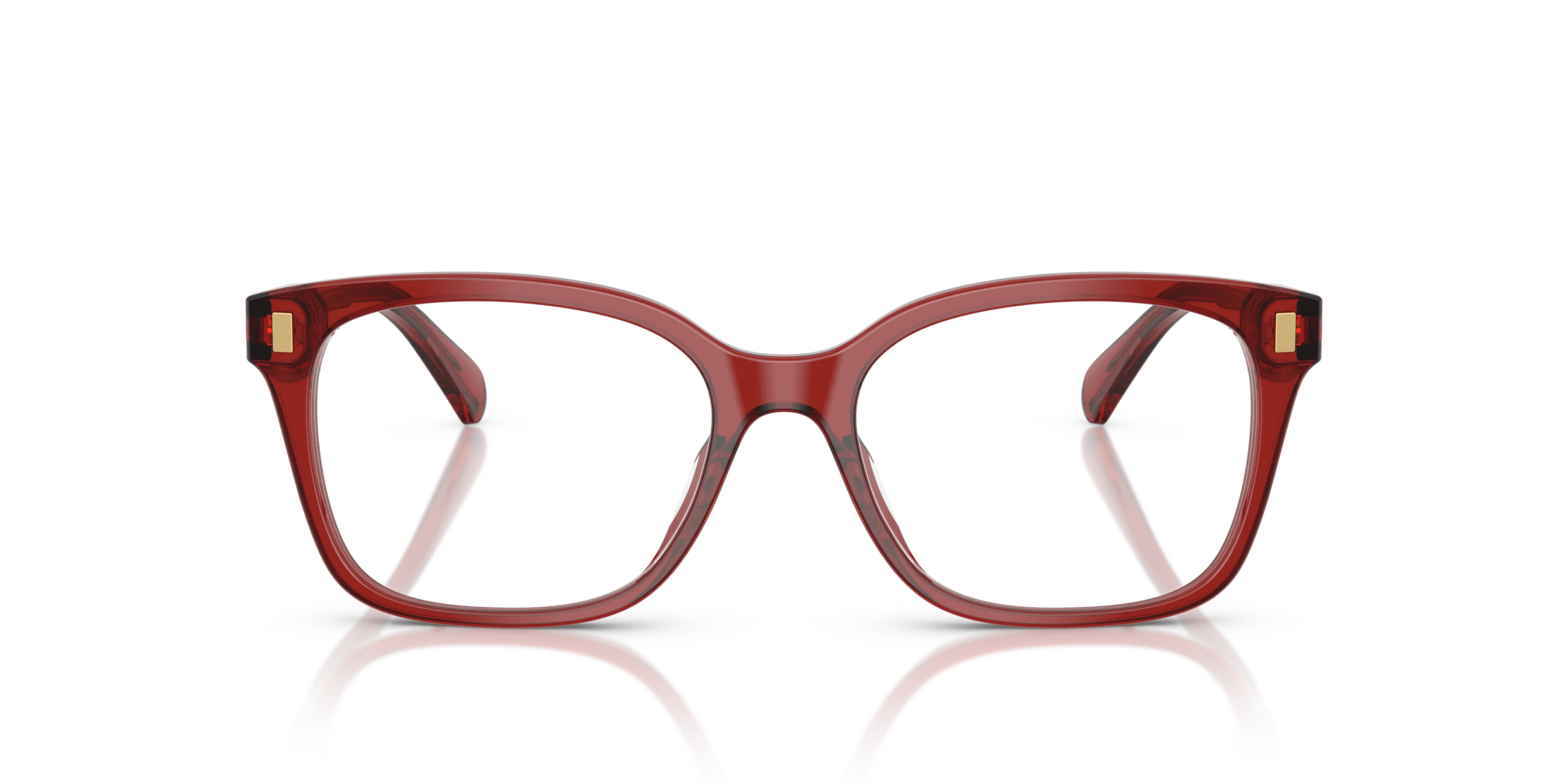 Ralph Lauren RA7174U 6320 Montature da vista Acetato Rosso Squadrata Normale - immagine 3