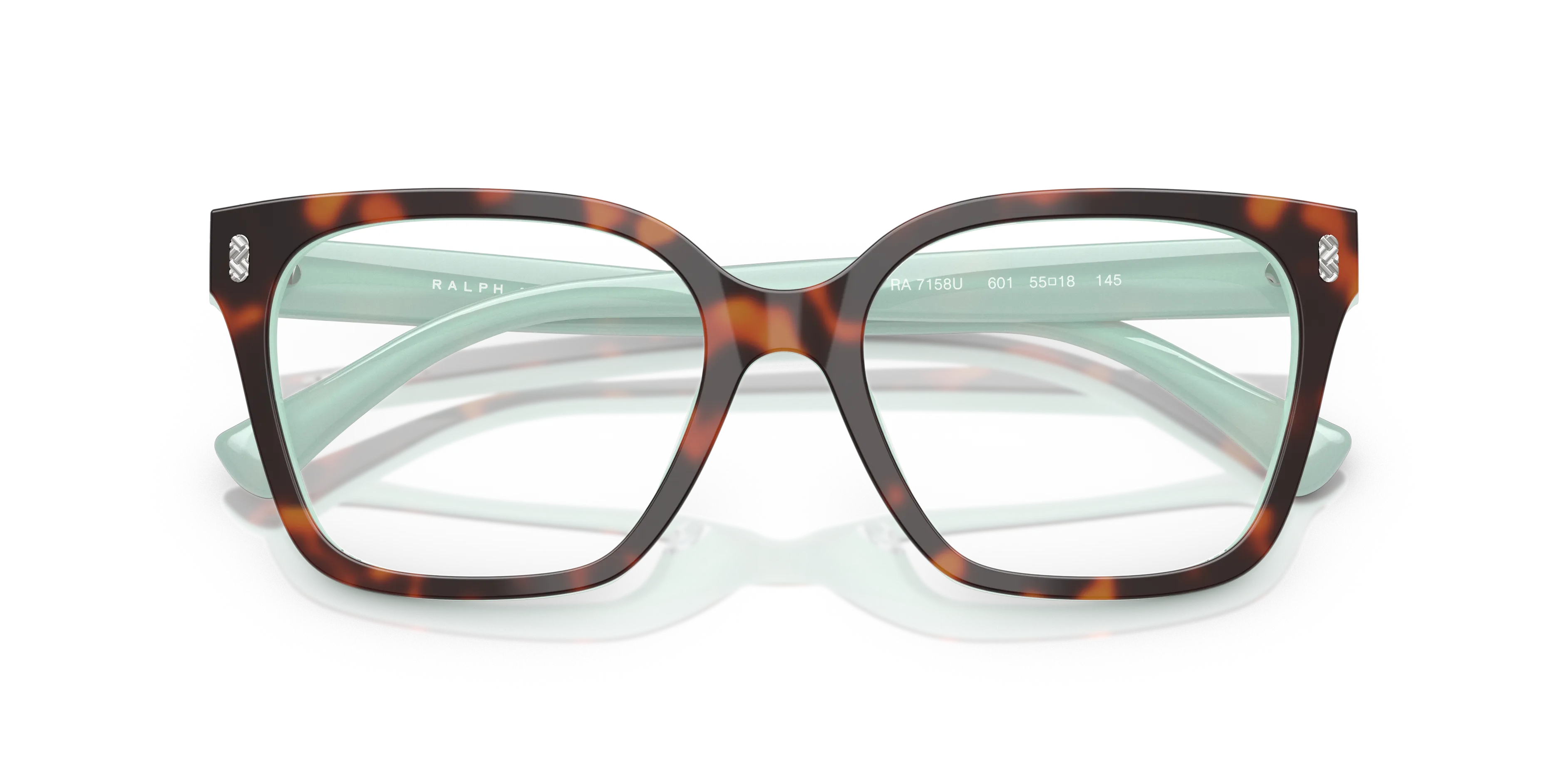 Ralph Lauren RA7158U 601 Montature da vista Acetato Tartaruga Squadrata Normale - immagine 2