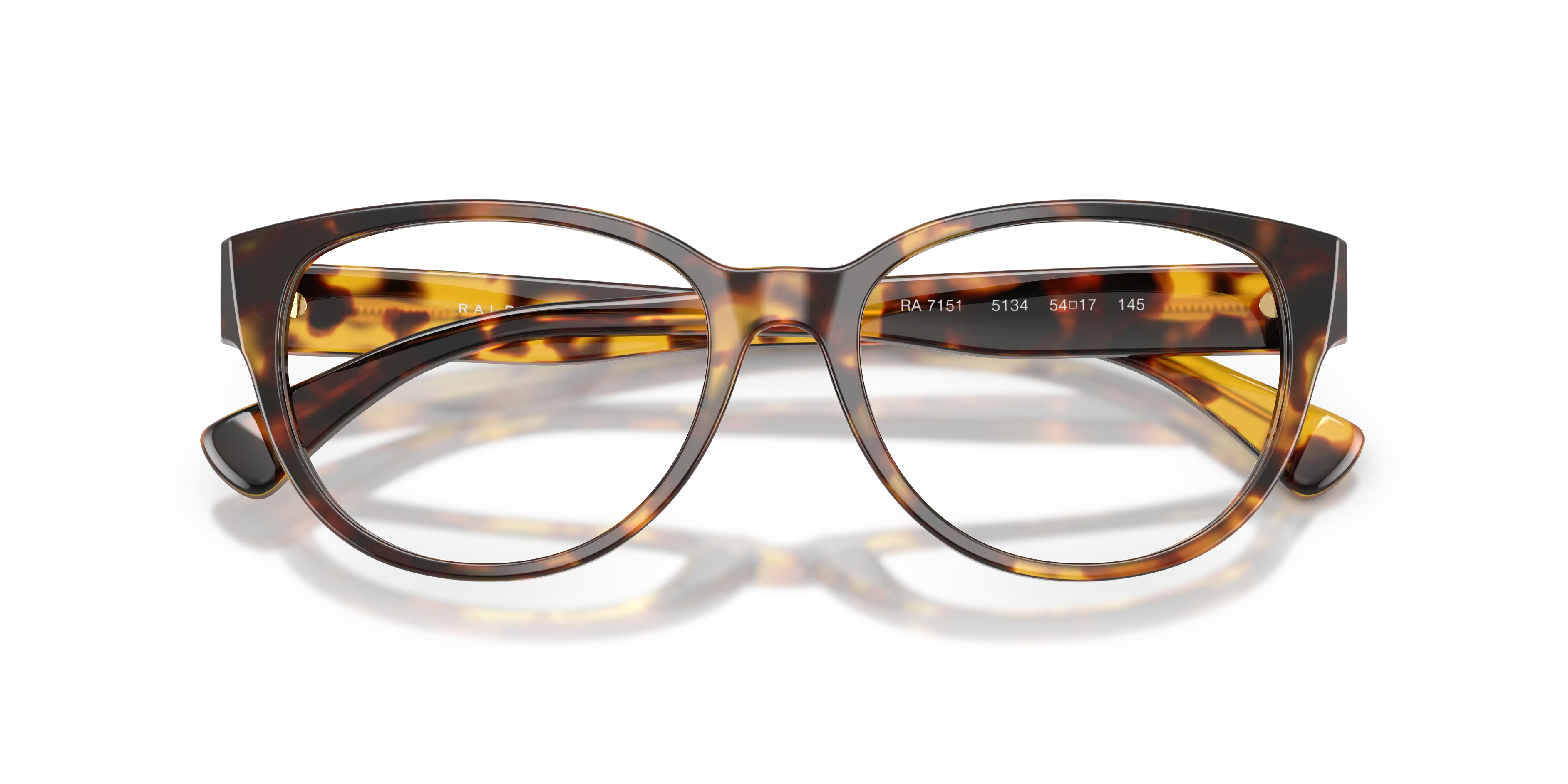 Ralph Lauren RA7151 5134 Montature da vista Acetato Tartaruga Rotonda Normale - immagine 2