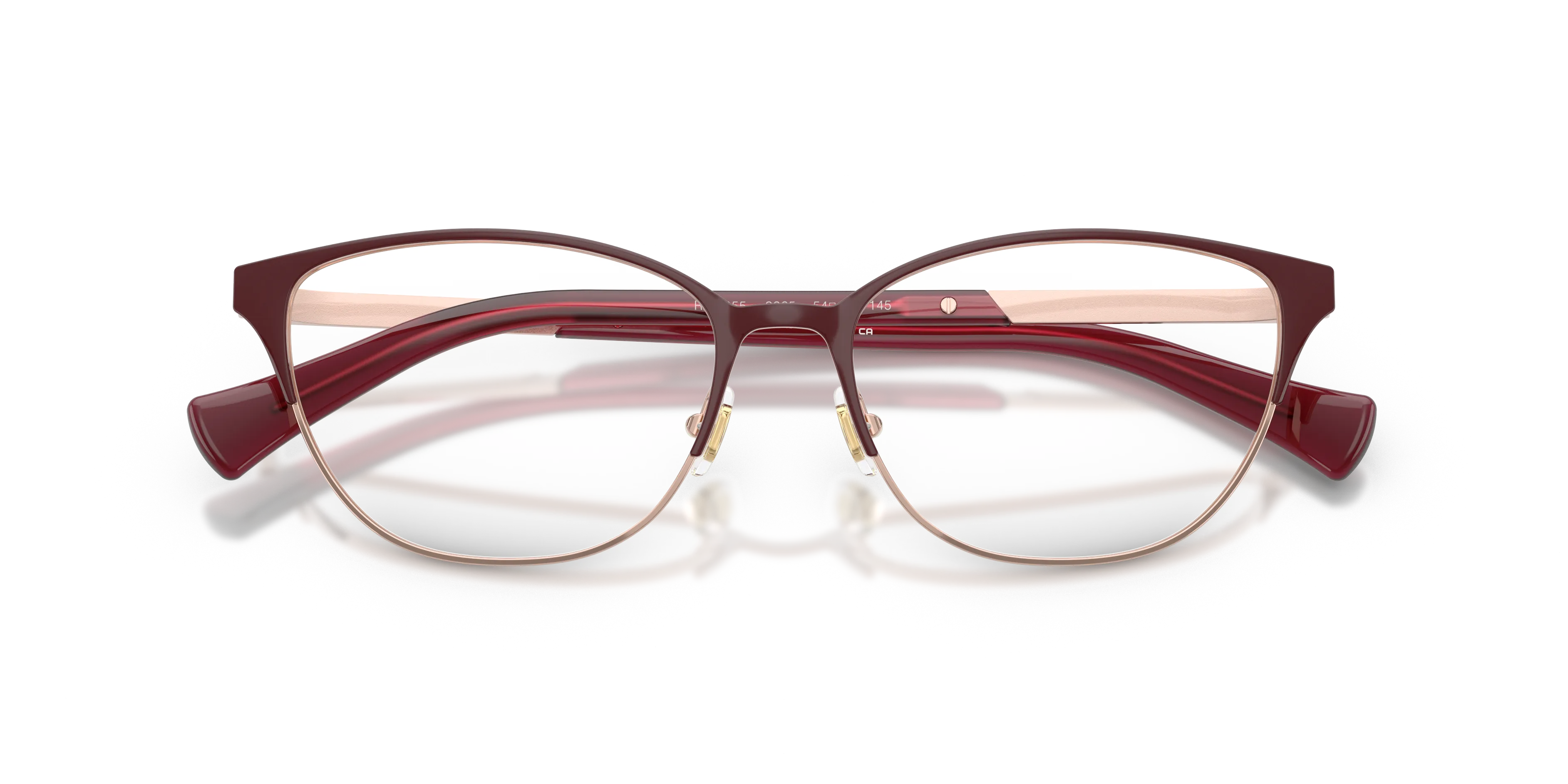 Ralph Lauren RA6055 9365 Montature da vista Metallo Viola Cat Eye Normale - immagine 2