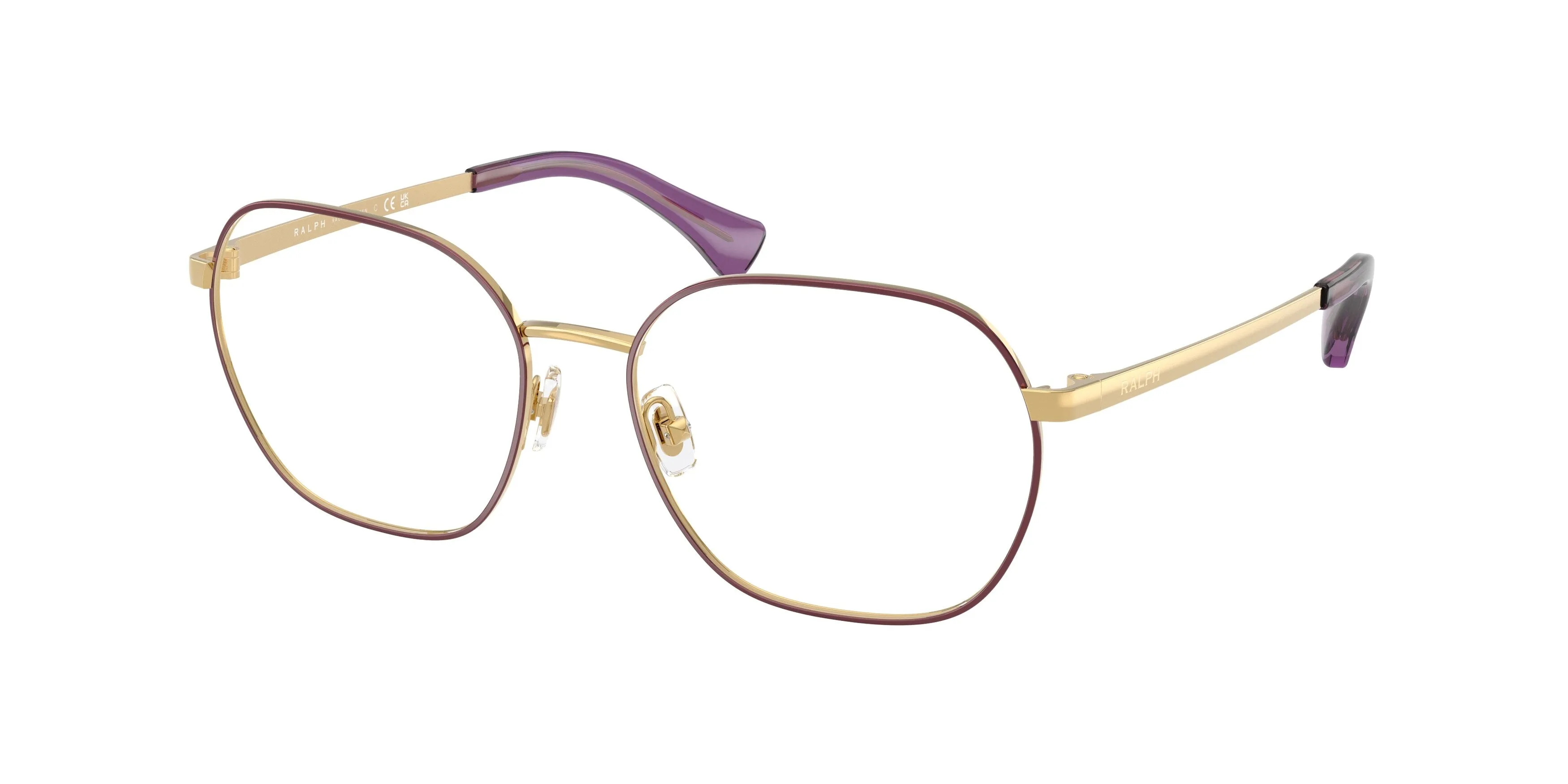 Ralph Lauren RA6051 9367 Montature da vista Metallo Viola Geometrica Normale - immagine 1