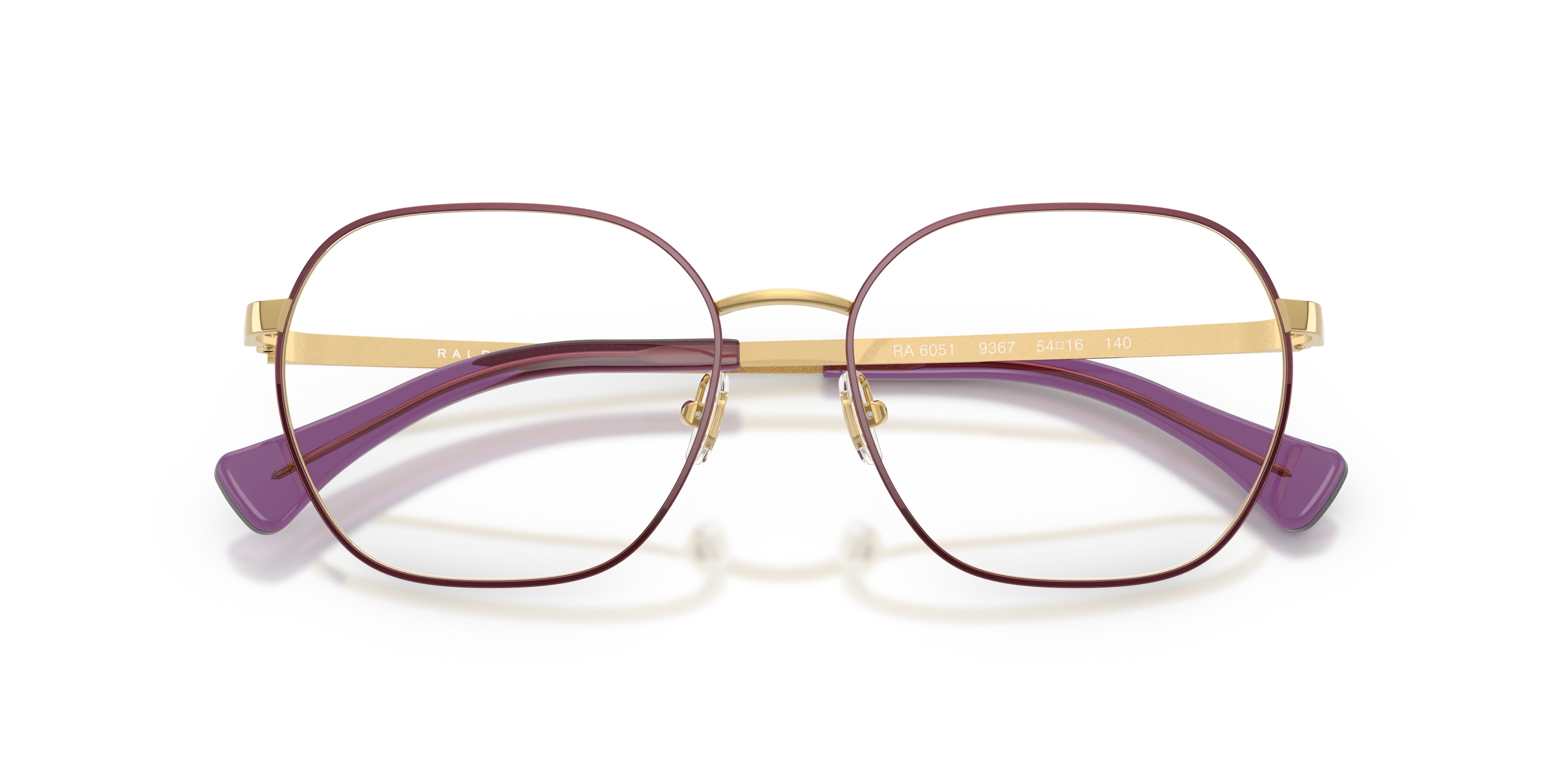 Ralph Lauren RA6051 9367 Montature da vista Metallo Viola Geometrica Normale - immagine 2