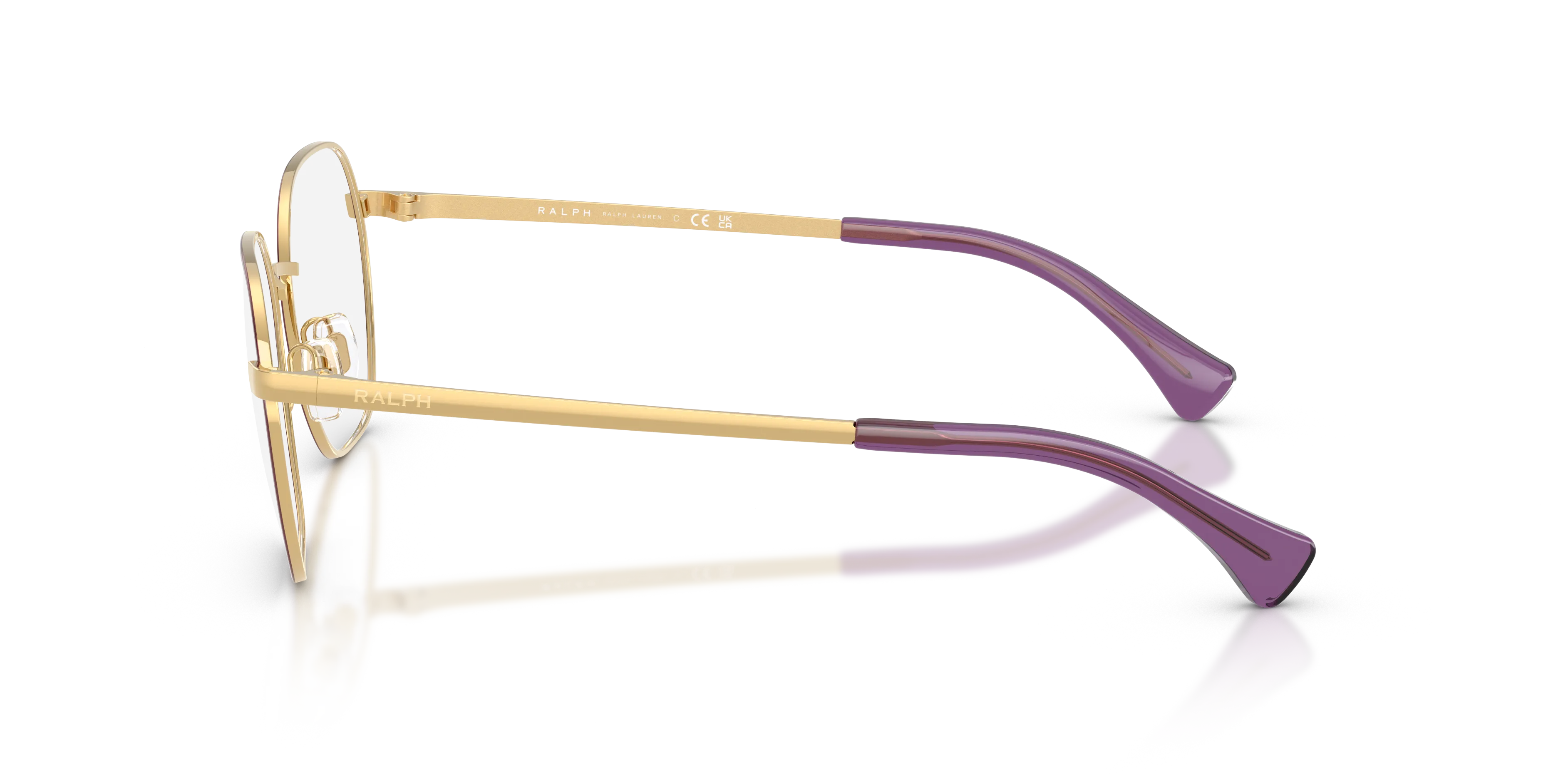 Ralph Lauren RA6051 9367 Montature da vista Metallo Viola Geometrica Normale - immagine 4