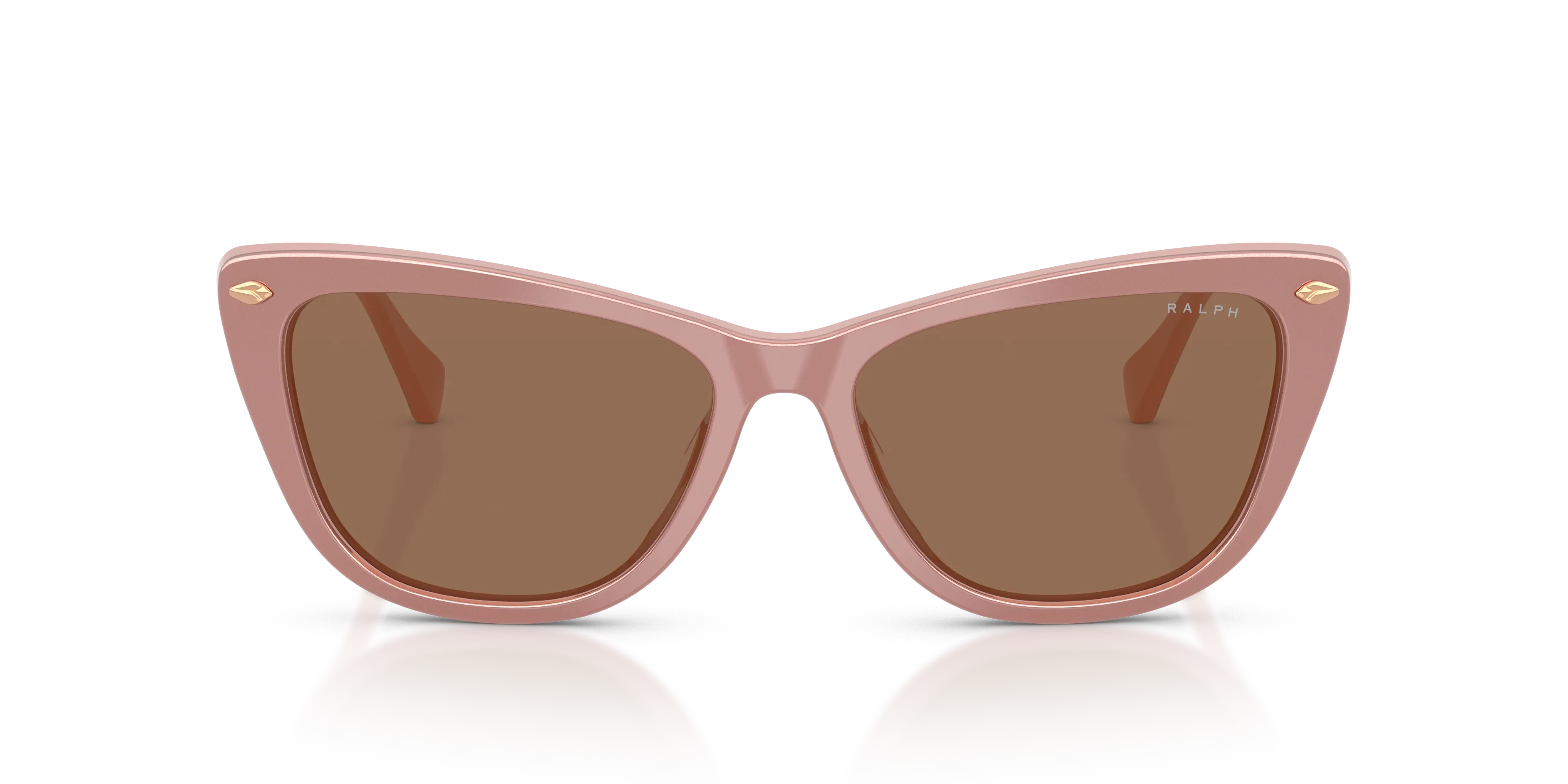 Ralph Lauren RA5346U 630273 Occhiali da sole Acetato Rosa Marrone Cat Eye Normale - immagine 3
