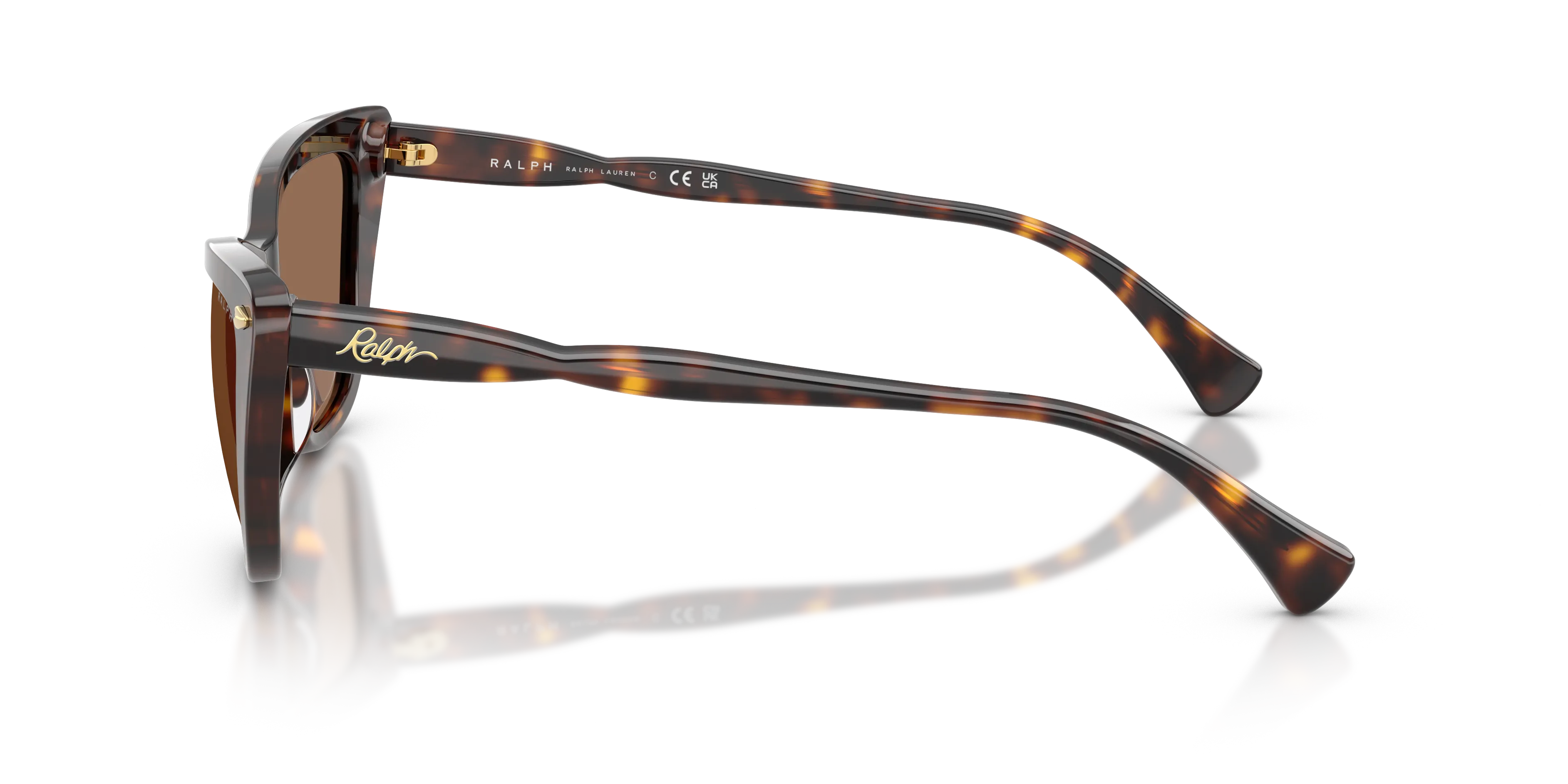 Ralph Lauren RA5346U 500373 Occhiali da sole Acetato Tartaruga Marrone Cat Eye Normale - immagine 4