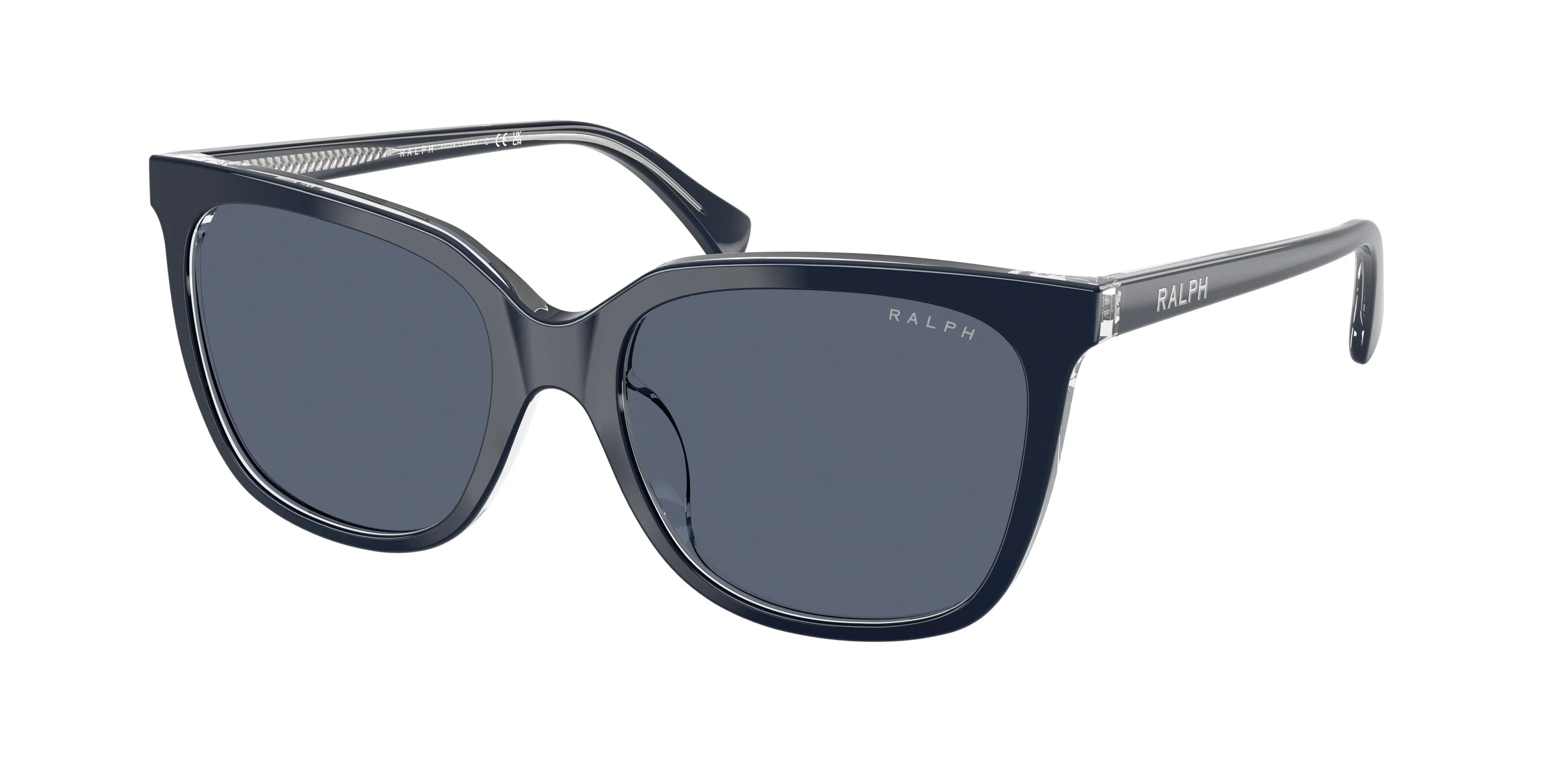 Ralph Lauren RA5343U 629887 Occhiali da sole Acetato Blu Blu Squadrata Normale - immagine 1
