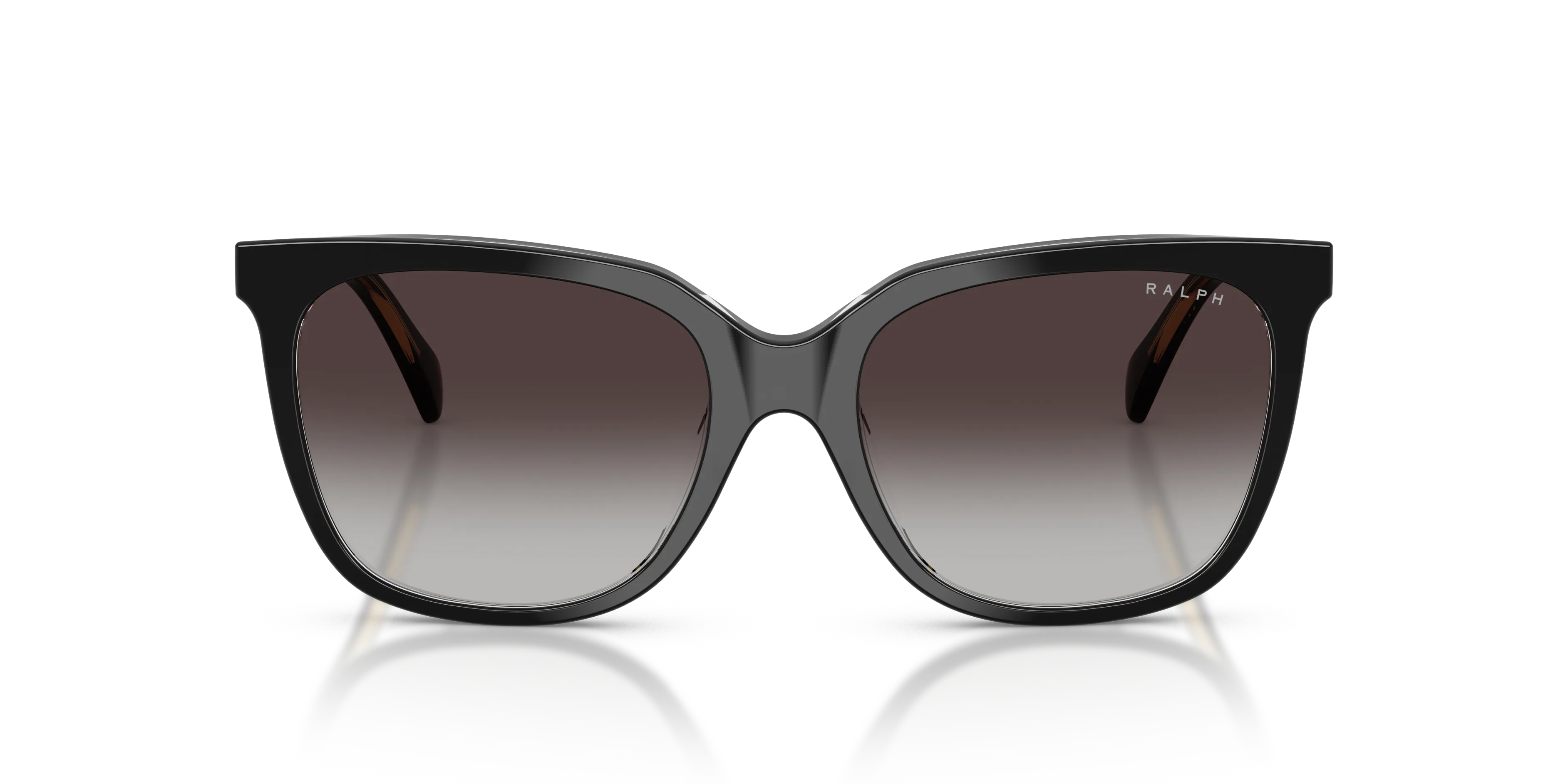 Ralph Lauren RA5343U 62978G Occhiali da sole Acetato Nero Grigio Squadrata Normale Sfumato - immagine 3