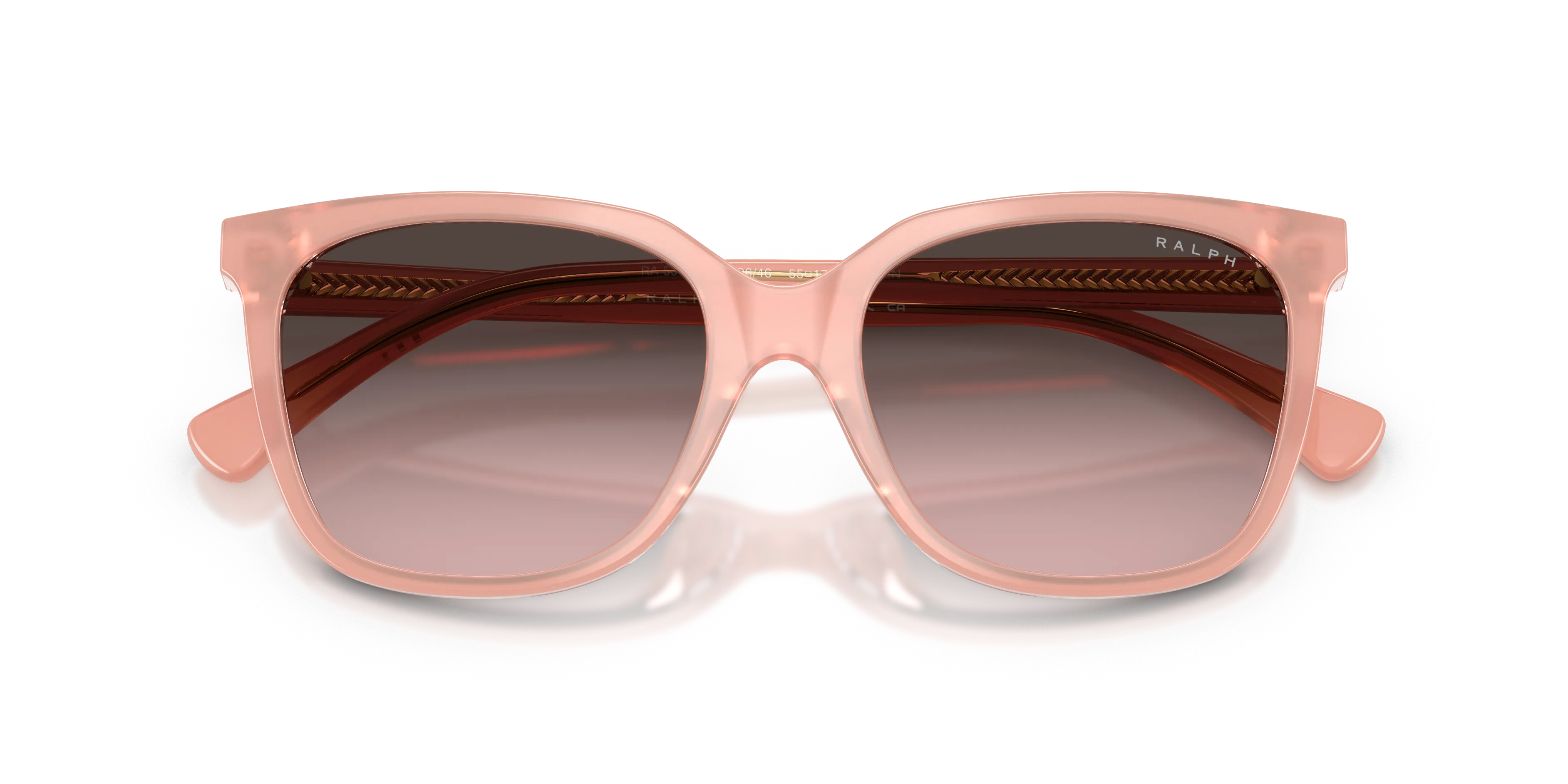 Ralph Lauren RA5343U 629646 Occhiali da sole Acetato Rosa Rosa Squadrata Normale Sfumato - immagine 2