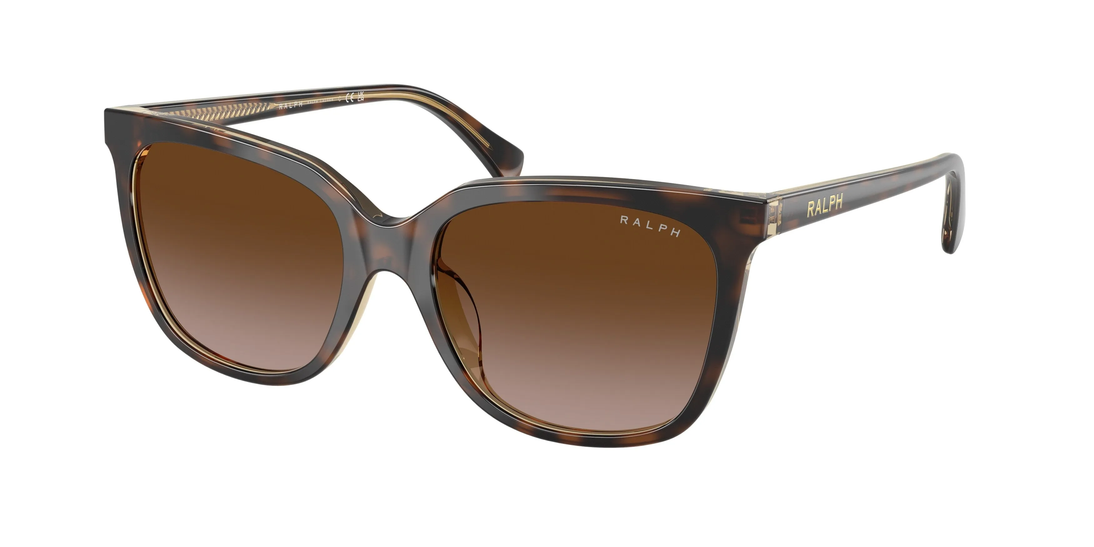 Ralph Lauren RA5343U 629413 Occhiali da sole Acetato Marrone Marrone Squadrata Normale Sfumato - immagine 1