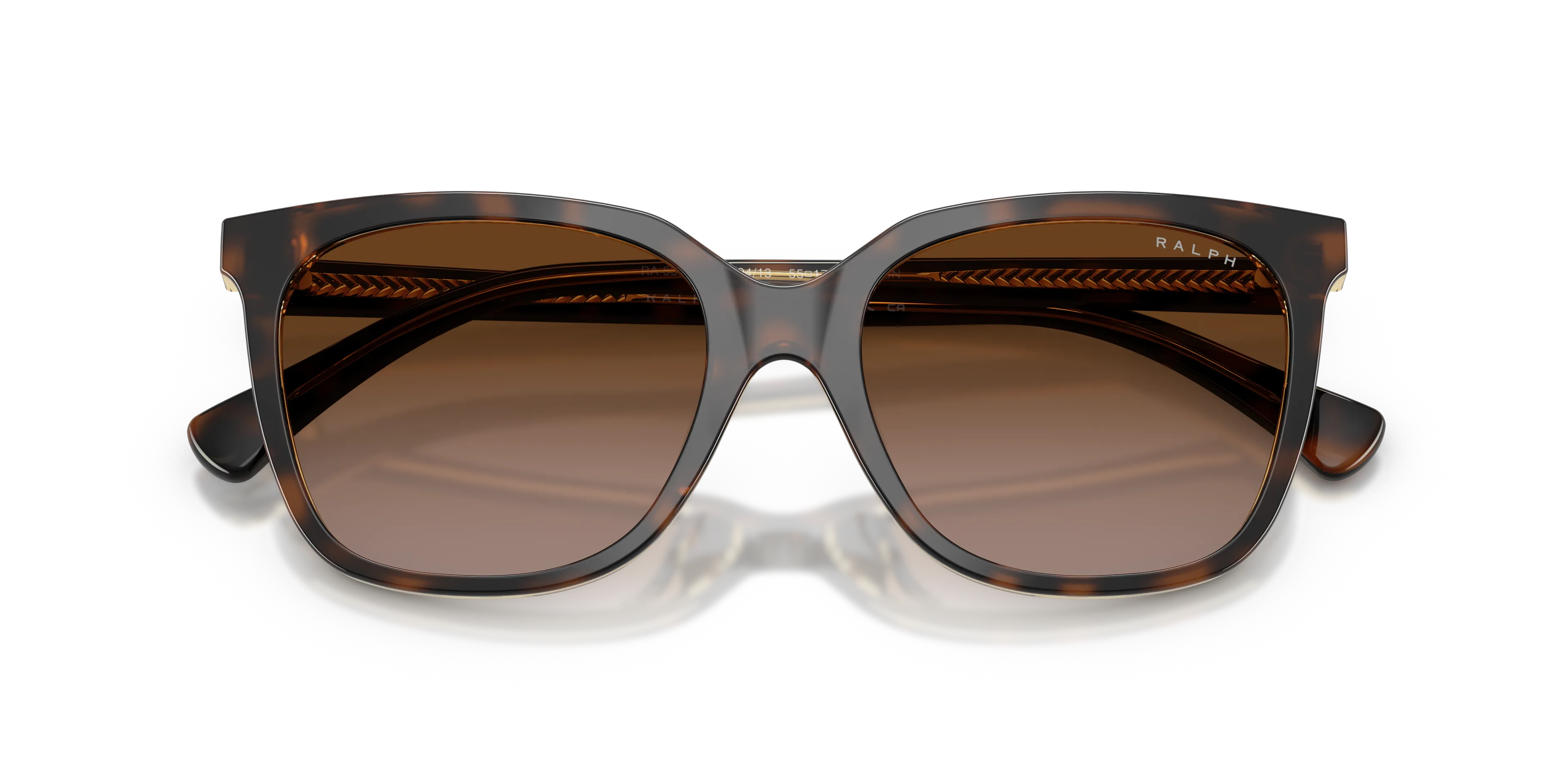 Ralph Lauren RA5343U 629413 Occhiali da sole Acetato Marrone Marrone Squadrata Normale Sfumato - immagine 2