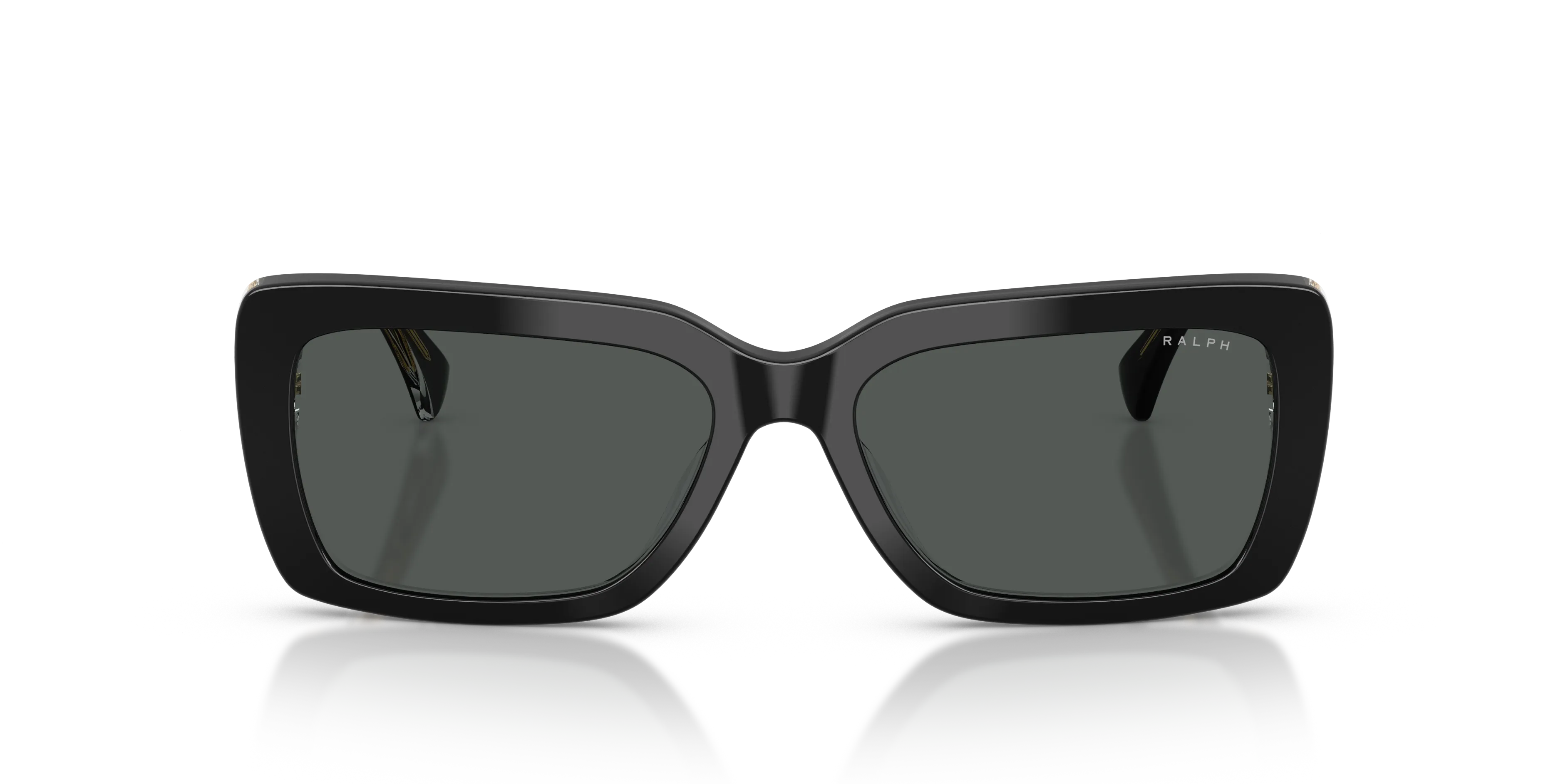 Ralph Lauren RA5342U 629787 Occhiali da sole Acetato Nero Grigio Squadrata Normale - immagine 3