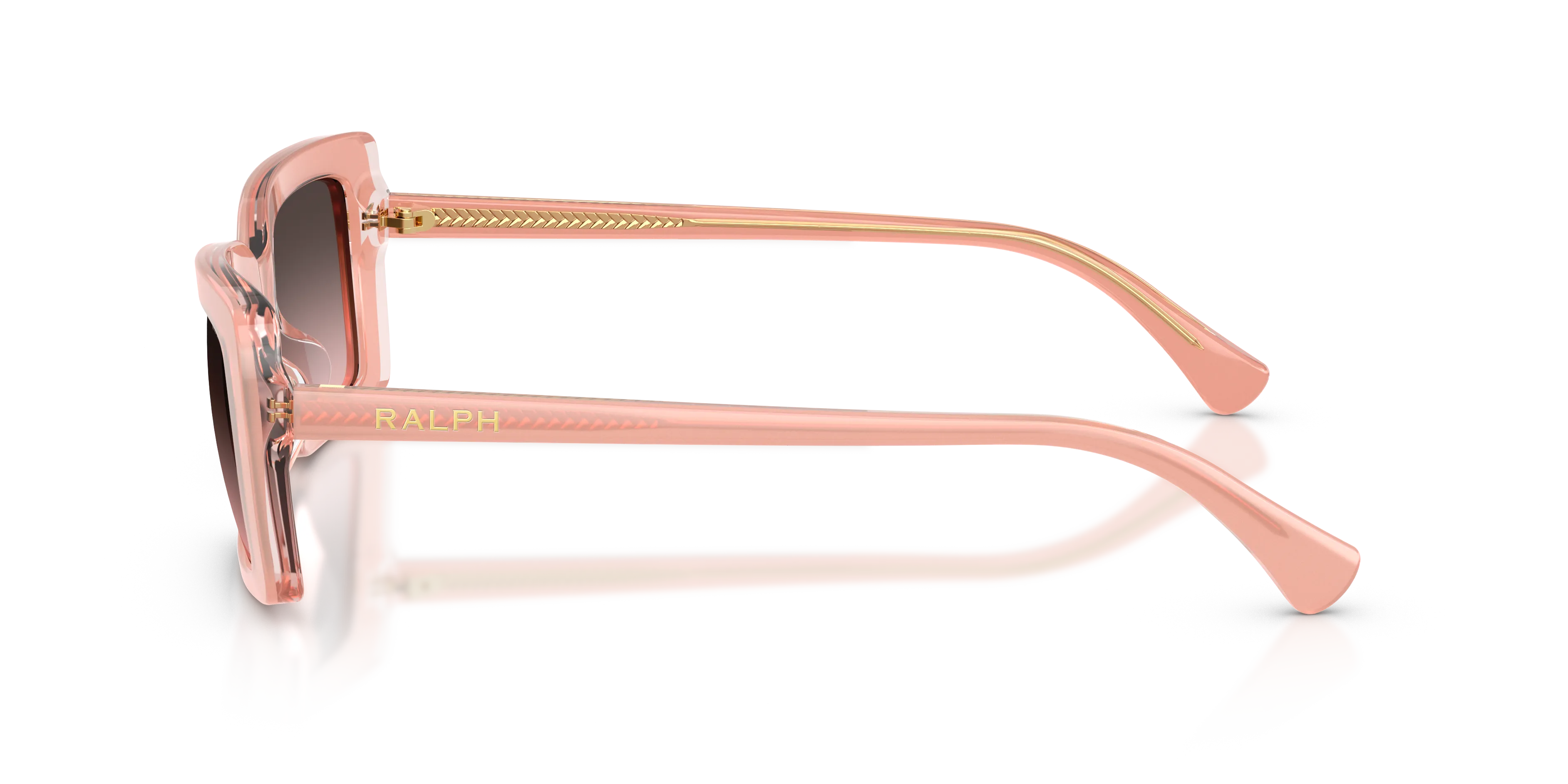 Ralph Lauren RA5342U 629646 Occhiali da sole Acetato Rosa Grigio Squadrata Normale - immagine 4