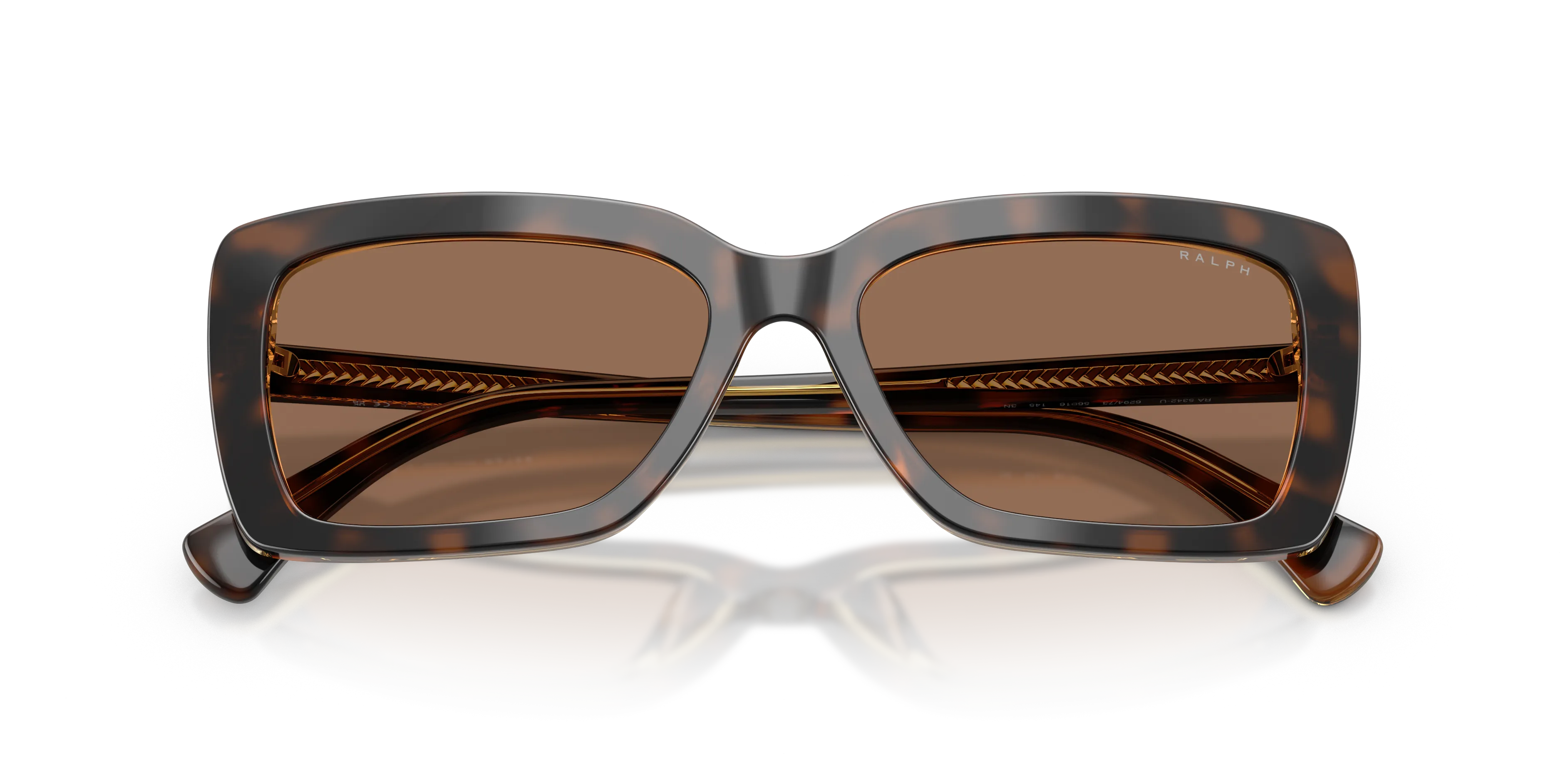 Ralph Lauren RA5342U 629473 Occhiali da sole Acetato Marrone Marrone Squadrata Normale - immagine 2