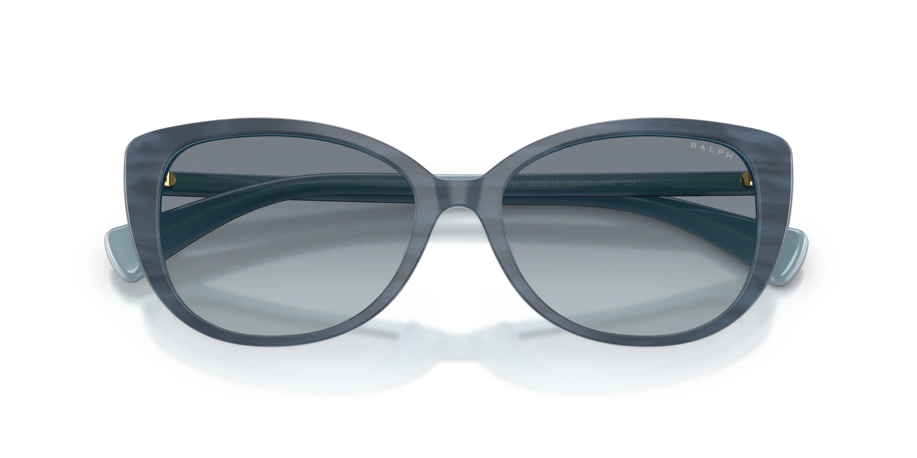 Ralph Lauren RA5340U 629219 Occhiali da sole Acetato Blu Blu Farfalla Normale Sfumato - immagine 2