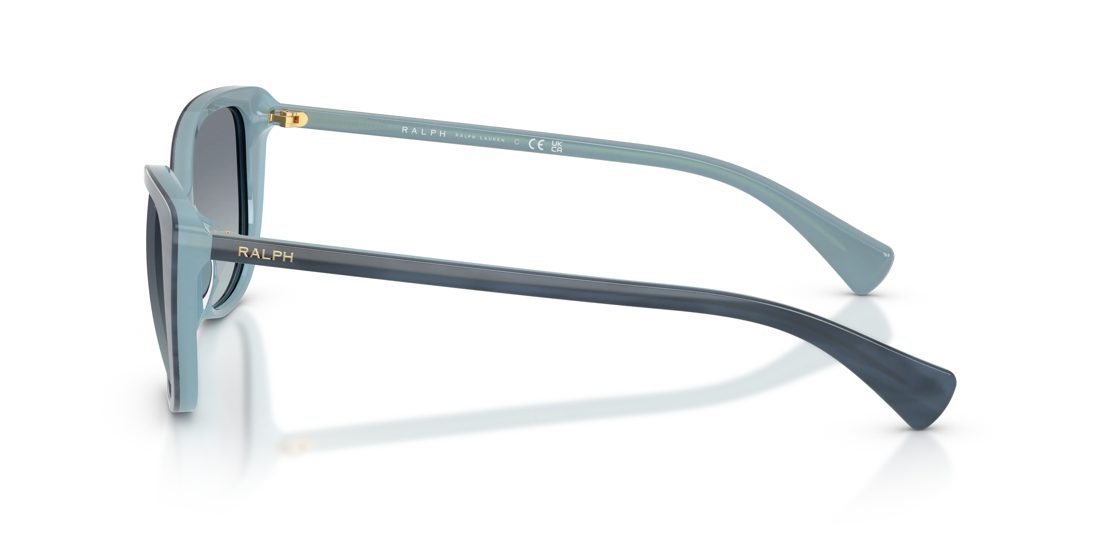 Ralph Lauren RA5340U 629219 Occhiali da sole Acetato Blu Blu Farfalla Normale Sfumato - immagine 4