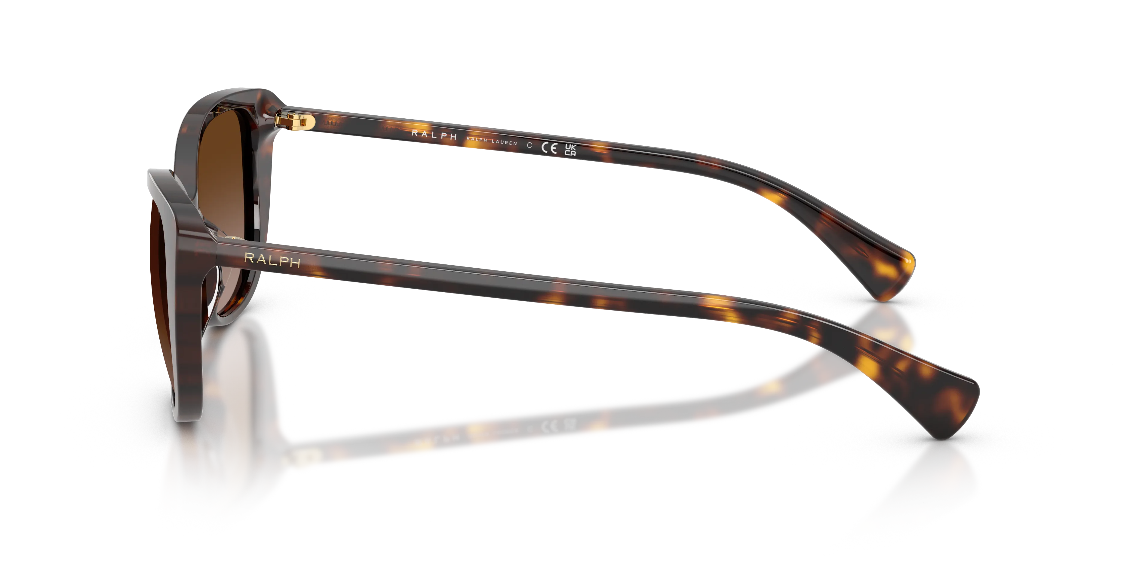 Ralph Lauren RA5340U 500313 Occhiali da sole Acetato Tartaruga Marrone Farfalla Normale Sfumato - immagine 4