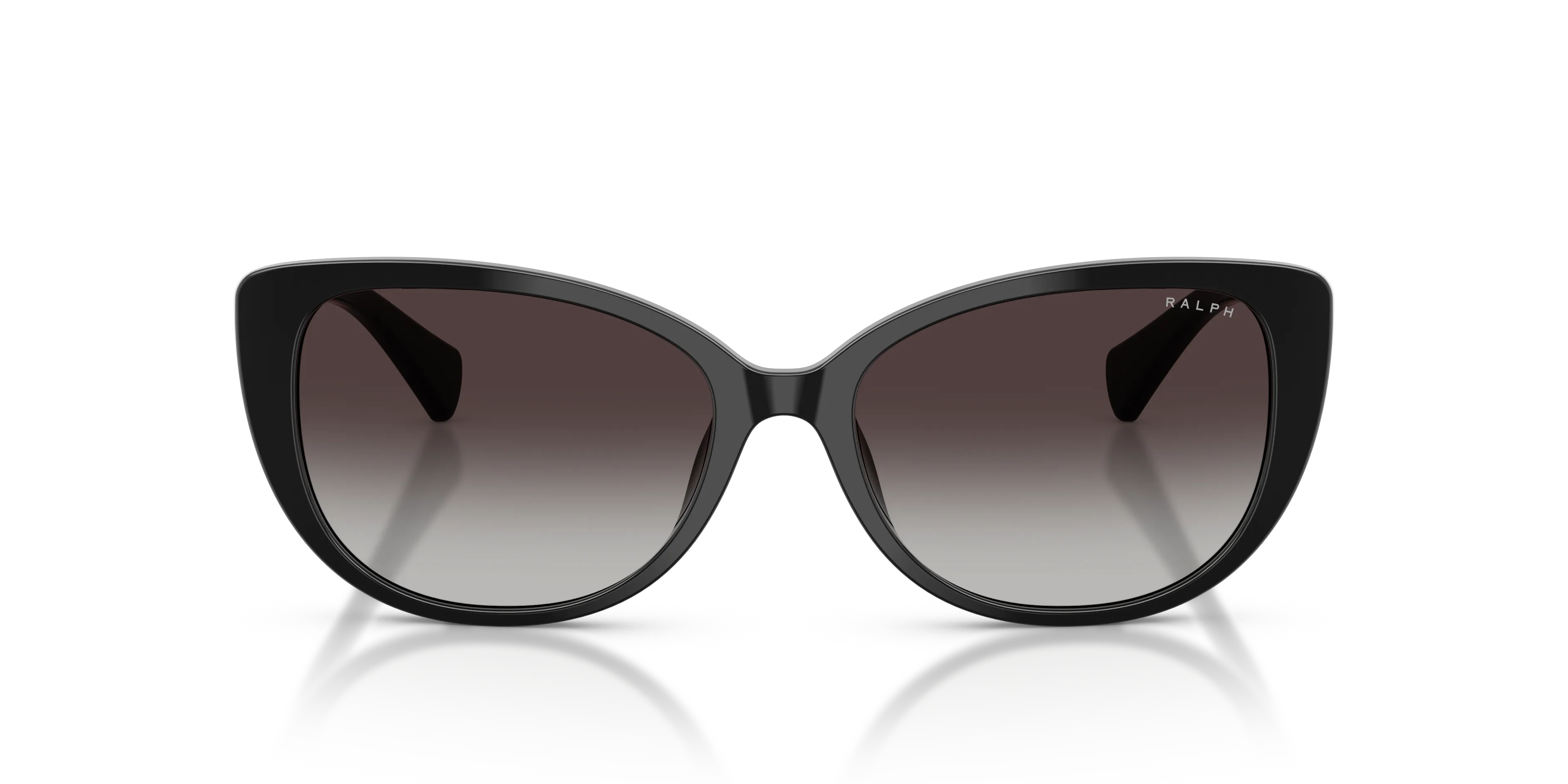 Ralph Lauren RA5340U 500187 Occhiali da sole Acetato Nero Grigio Farfalla Normale Sfumato - immagine 3