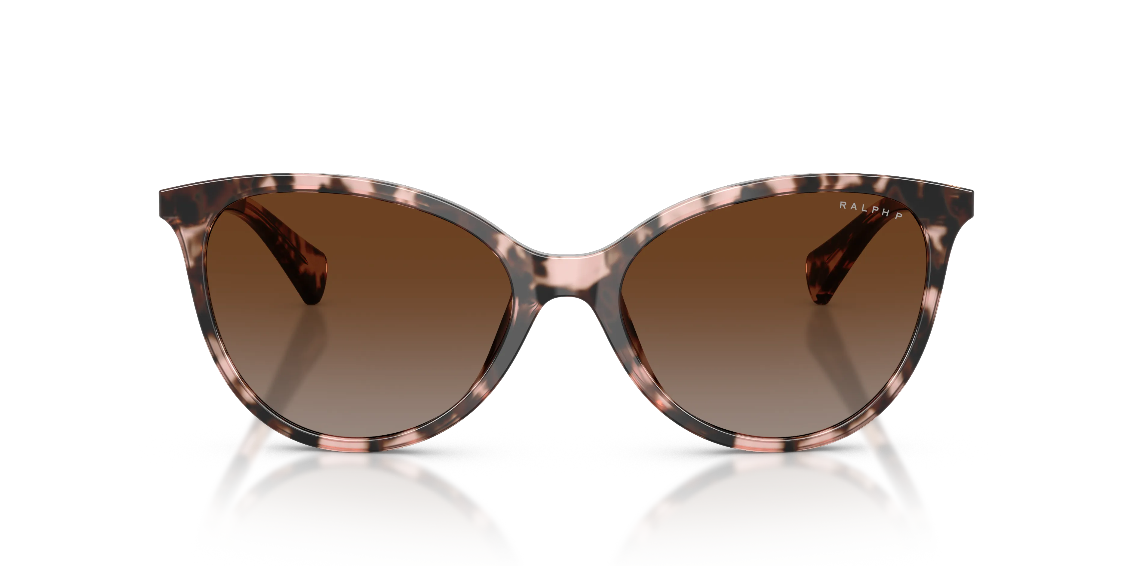 Ralph Lauren RA5339U 6058T5 Occhiali da sole Acetato Rosa Marrone Pantos Polarizzata Sfumato - immagine 3