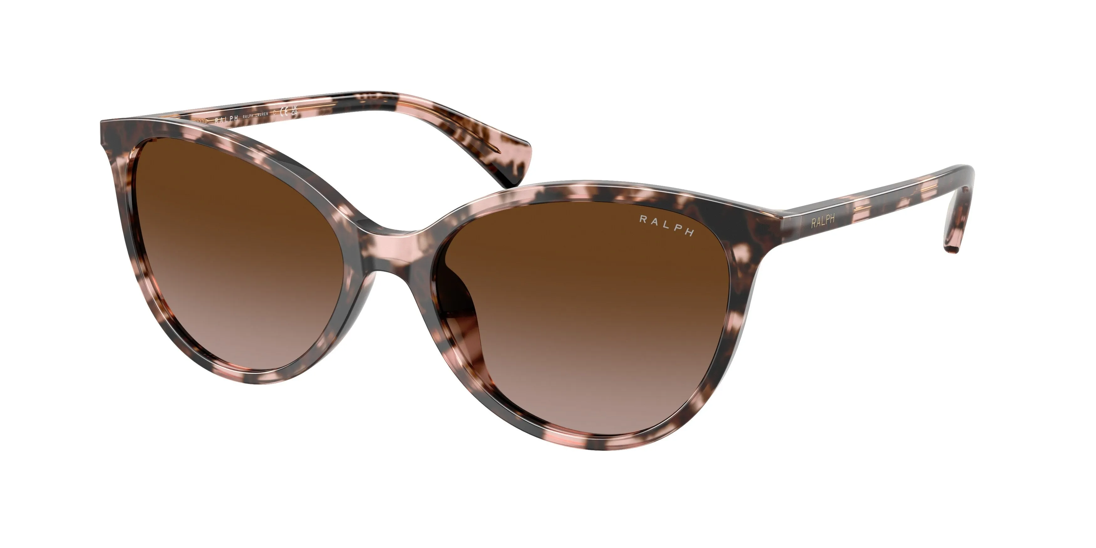 Ralph Lauren RA5339U 605813 Occhiali da sole Acetato Tartaruga Marrone Pantos Normale Sfumato - immagine 1