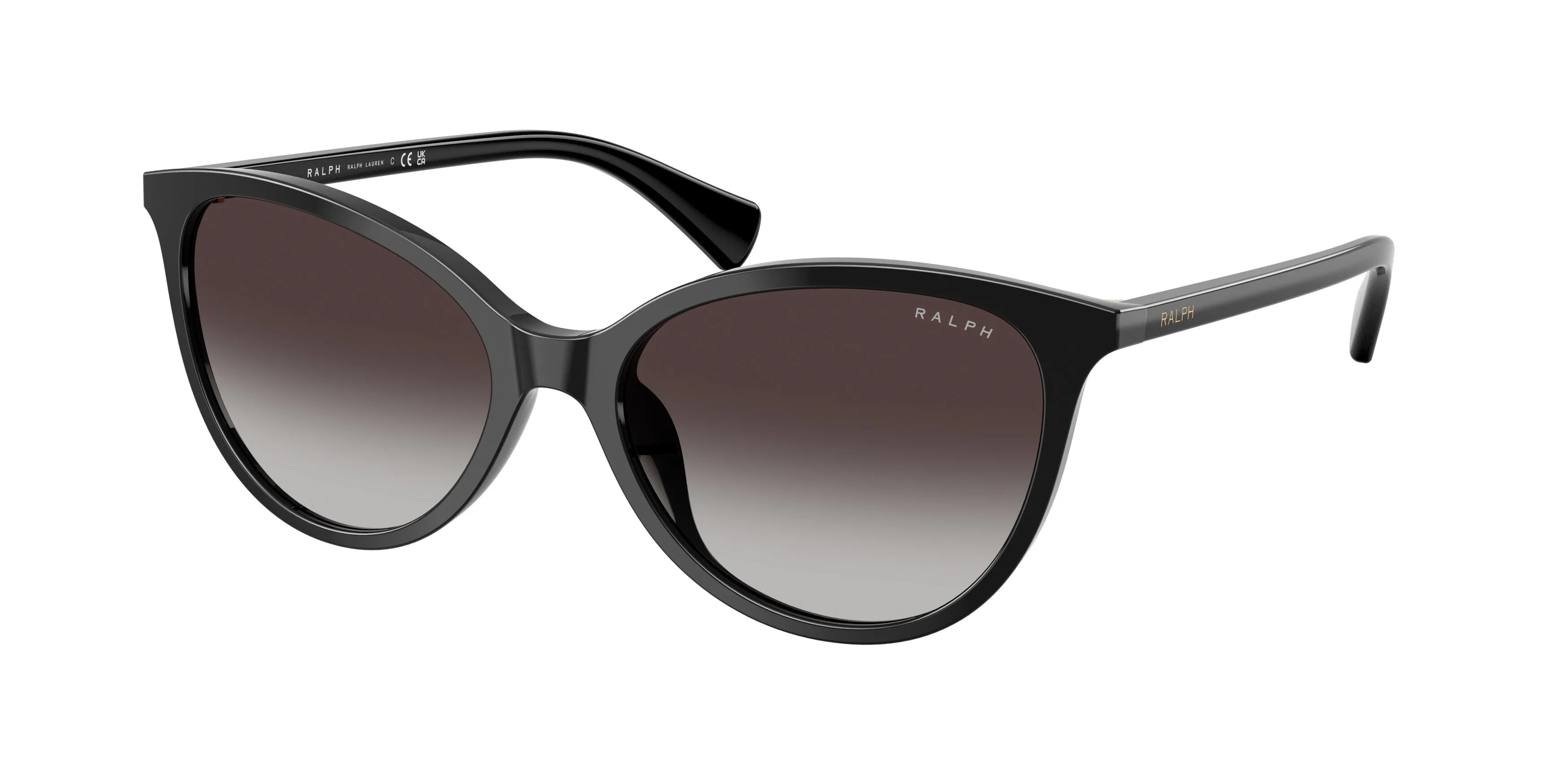 Ralph Lauren RA5339U 50018G Occhiali da sole Acetato Nero Grigio Pantos Normale Sfumato - immagine 1