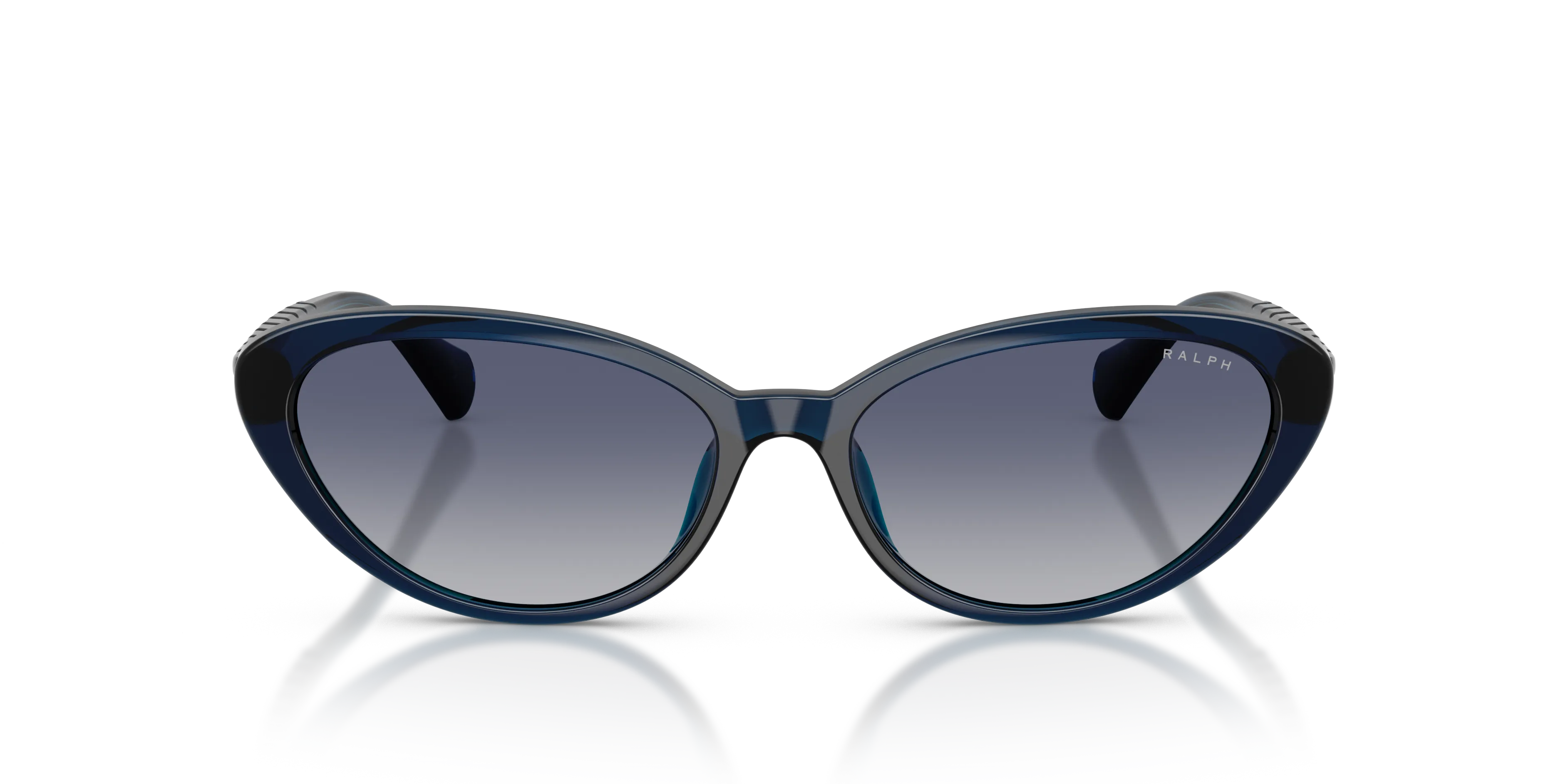 Ralph Lauren RA5338U 62854L Occhiali da sole Iniettato Blu Blu Farfalla Normale Sfumato - immagine 3