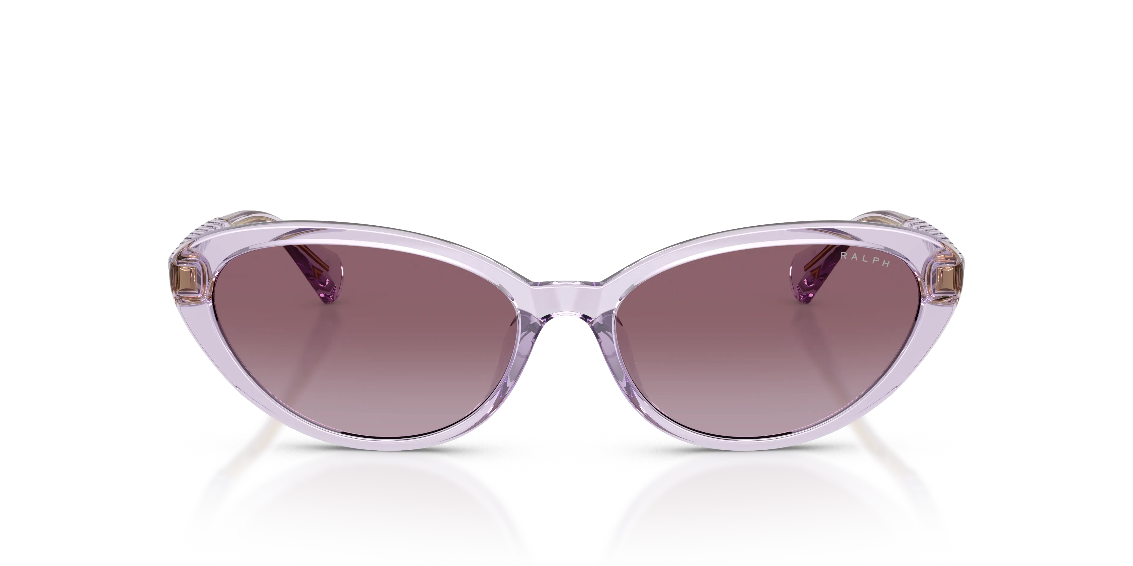 Ralph Lauren RA5338U 57468H Occhiali da sole Iniettato Viola Viola Farfalla Normale Sfumato - immagine 3