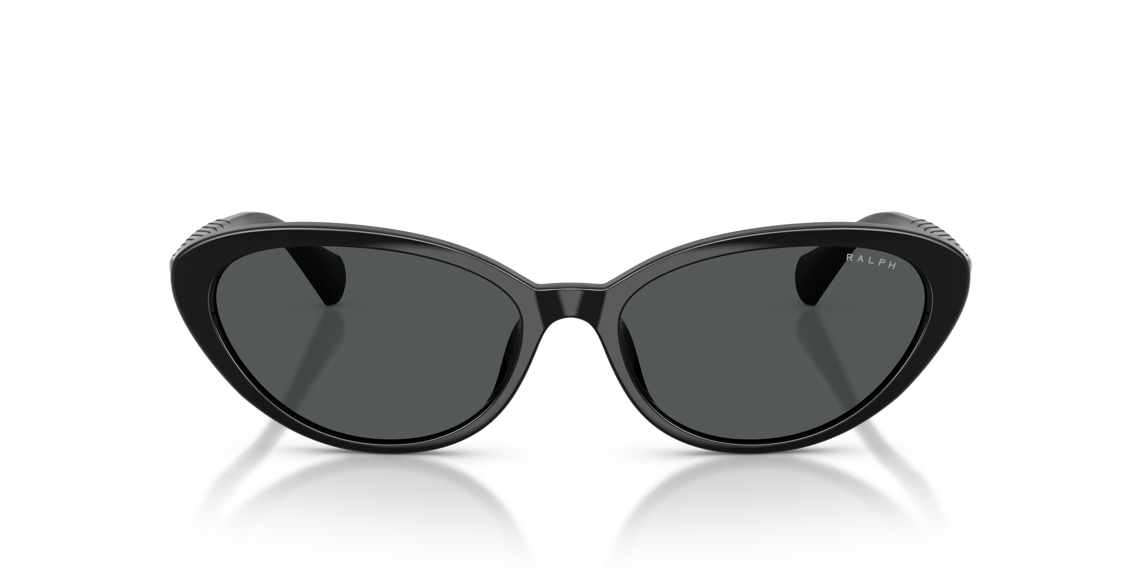 Ralph Lauren RA5338U 500187 Occhiali da sole Iniettato Nero Grigio Farfalla Normale Sfumato - immagine 3