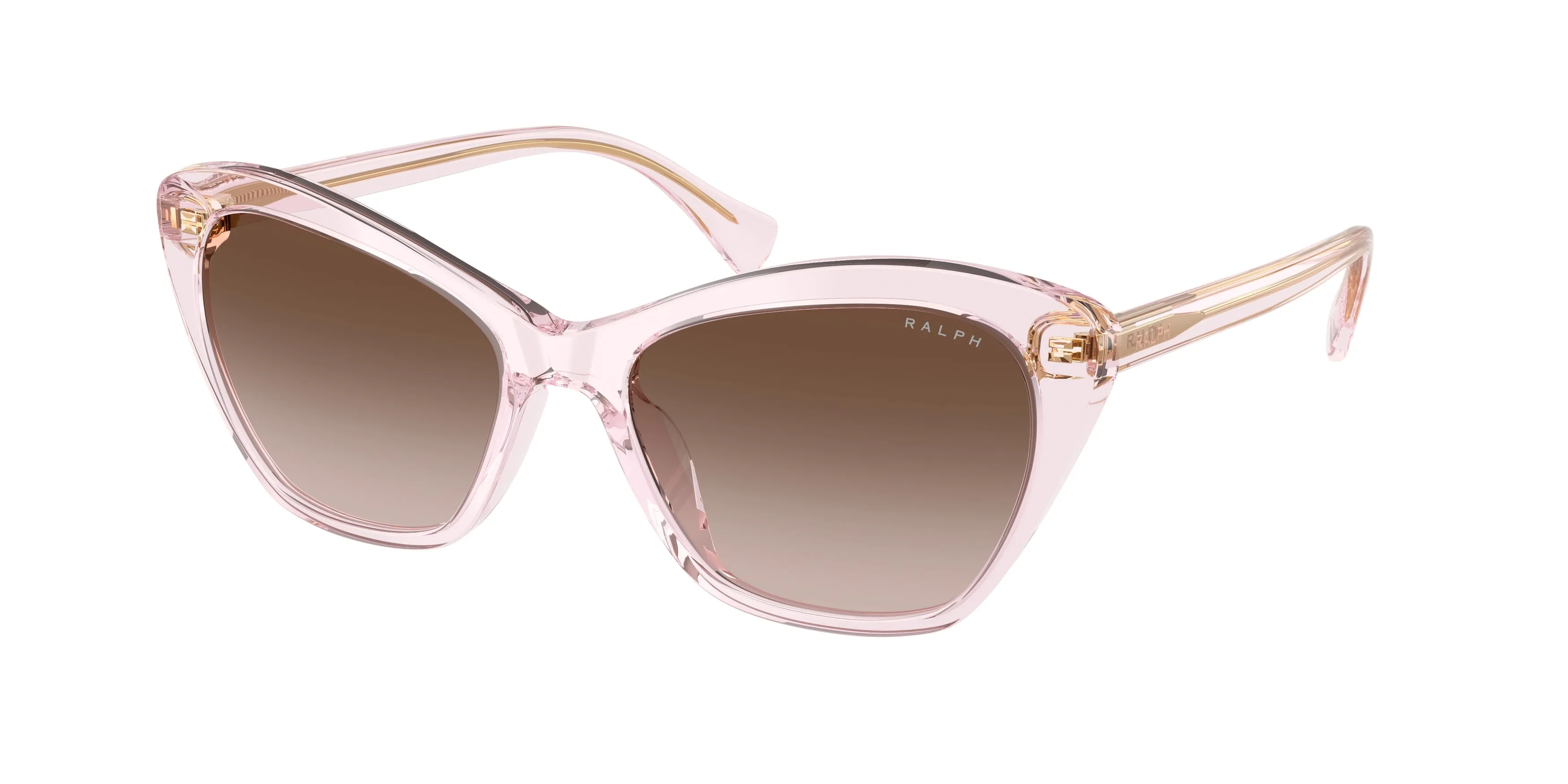 Ralph Lauren RA5337U 604313 Occhiali da sole Acetato Rosa Marrone Farfalla Normale Sfumato - immagine 1