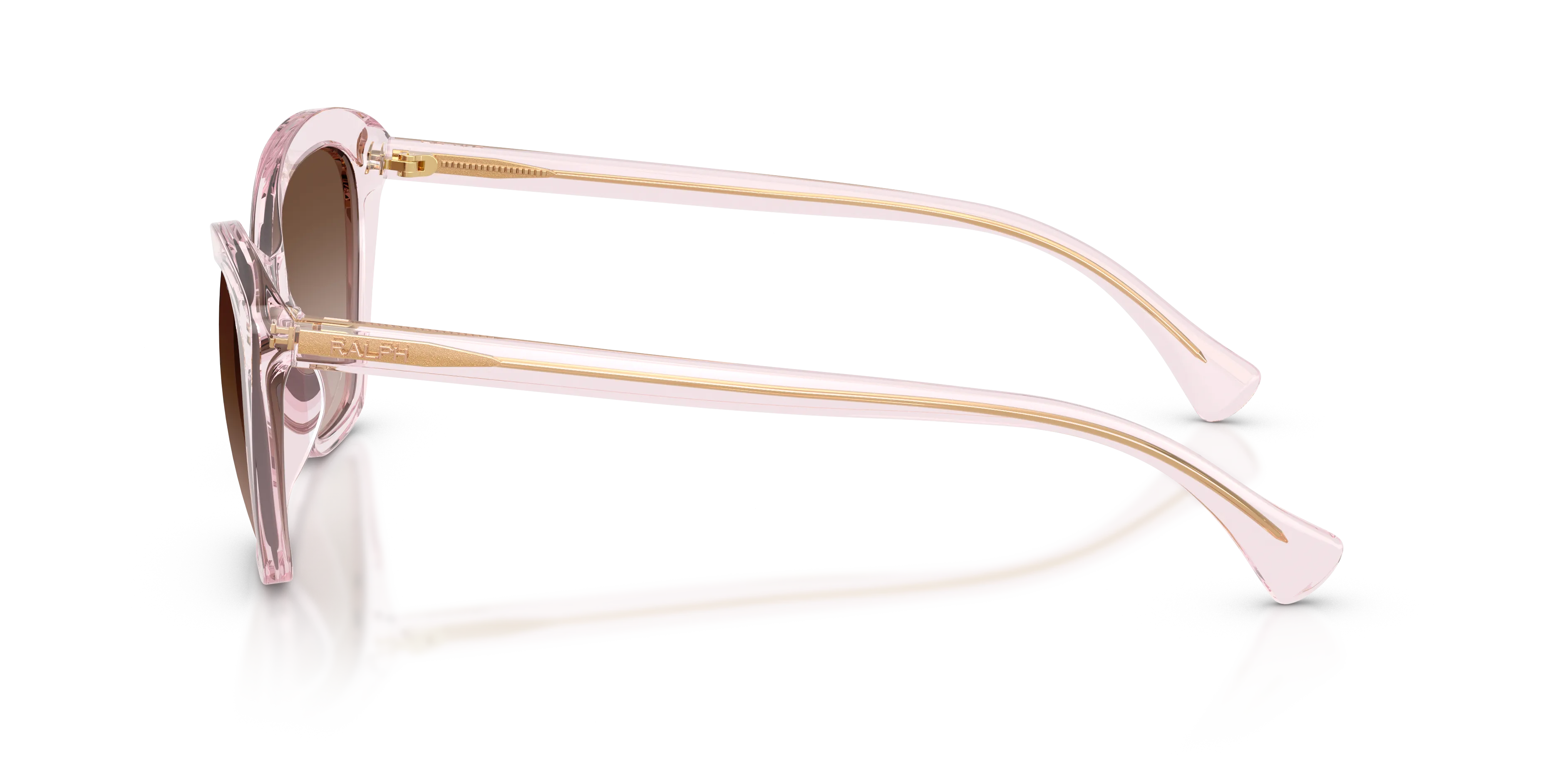 Ralph Lauren RA5337U 604313 Occhiali da sole Acetato Rosa Marrone Farfalla Normale Sfumato - immagine 4
