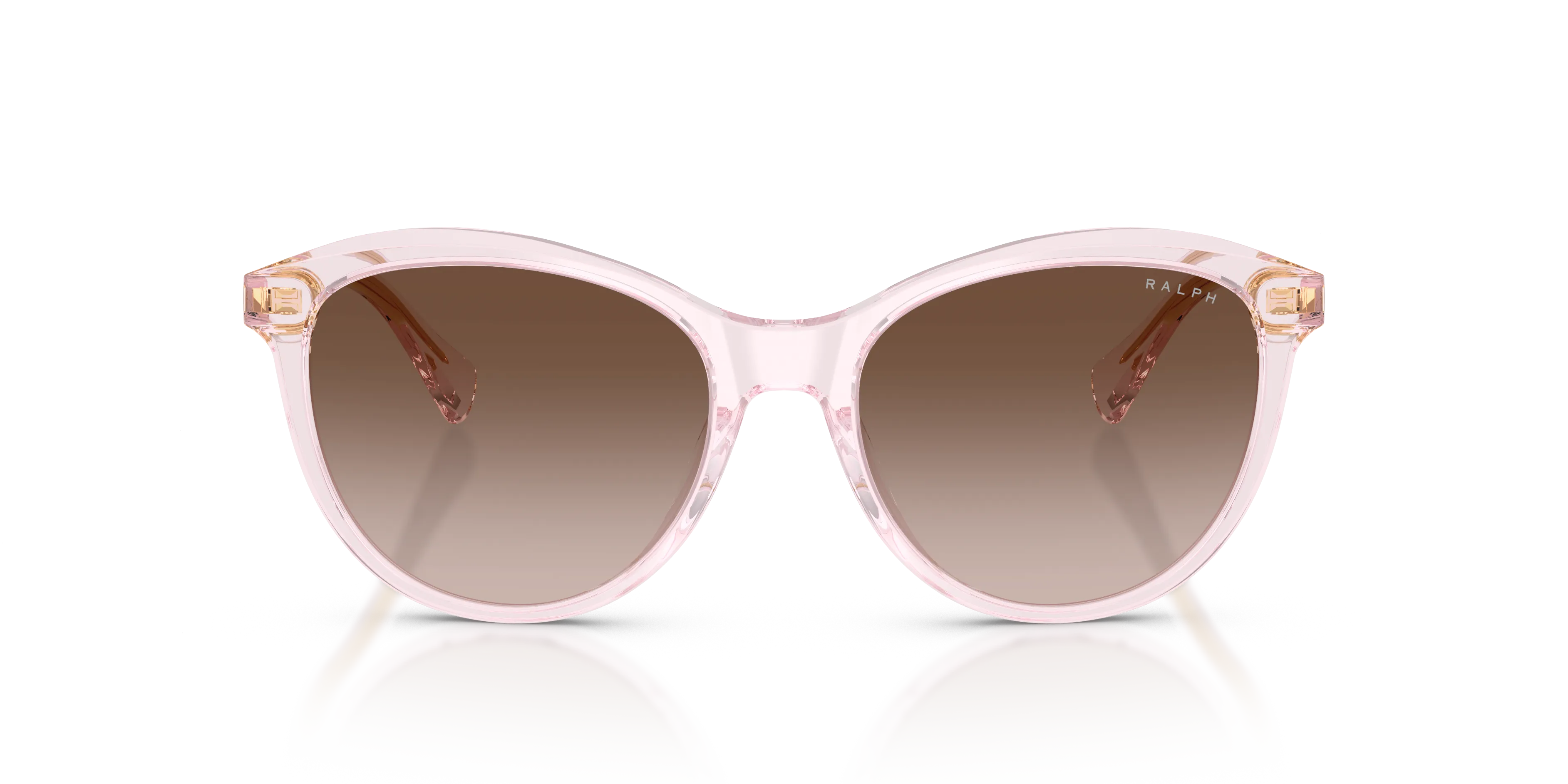 Ralph Lauren RA5336U 604313 Occhiali da sole Acetato Rosa Marrone Rotonda Normale Sfumato - immagine 3
